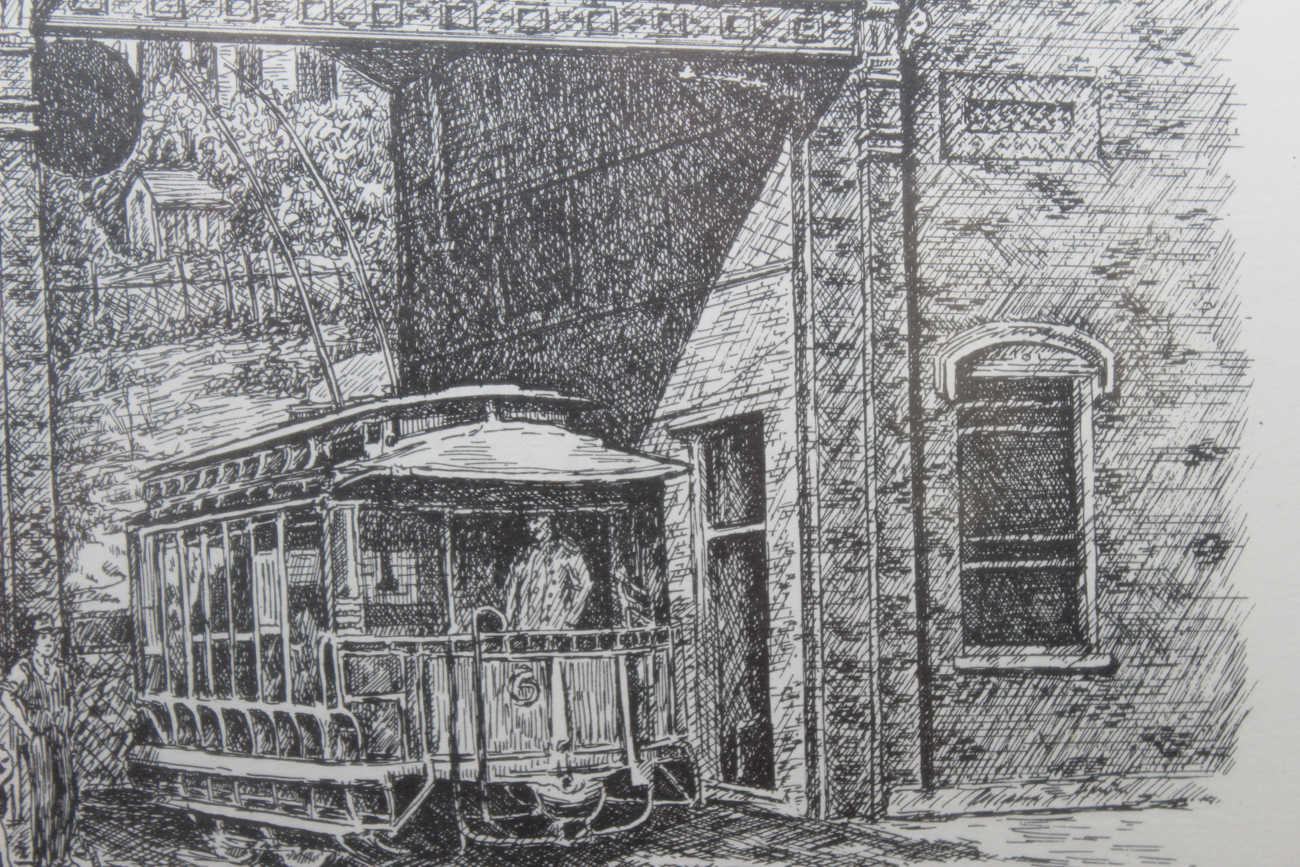 Geneva South Intaglio Print "Clifton Incline"