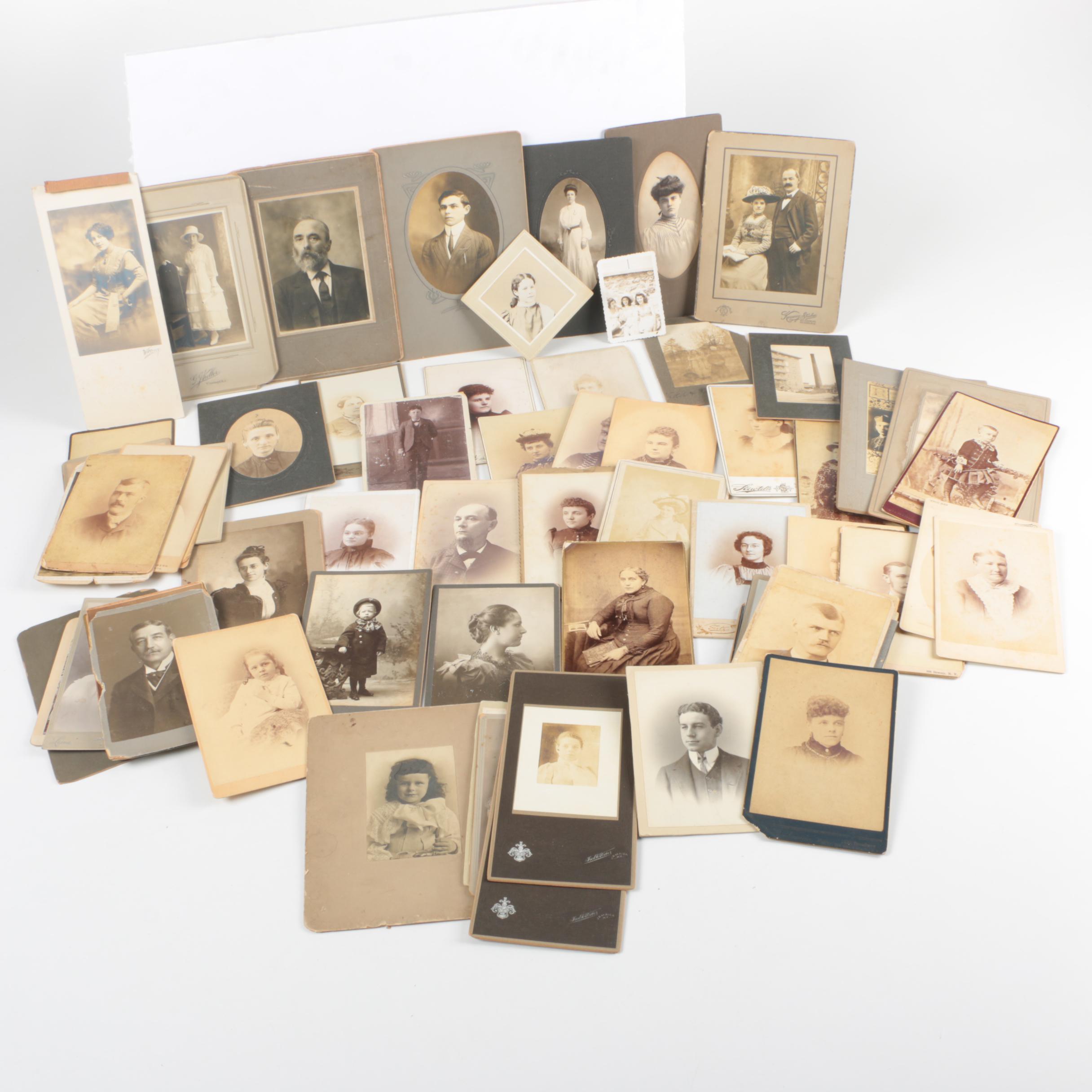 Assortment of Vintage Photography Portraits