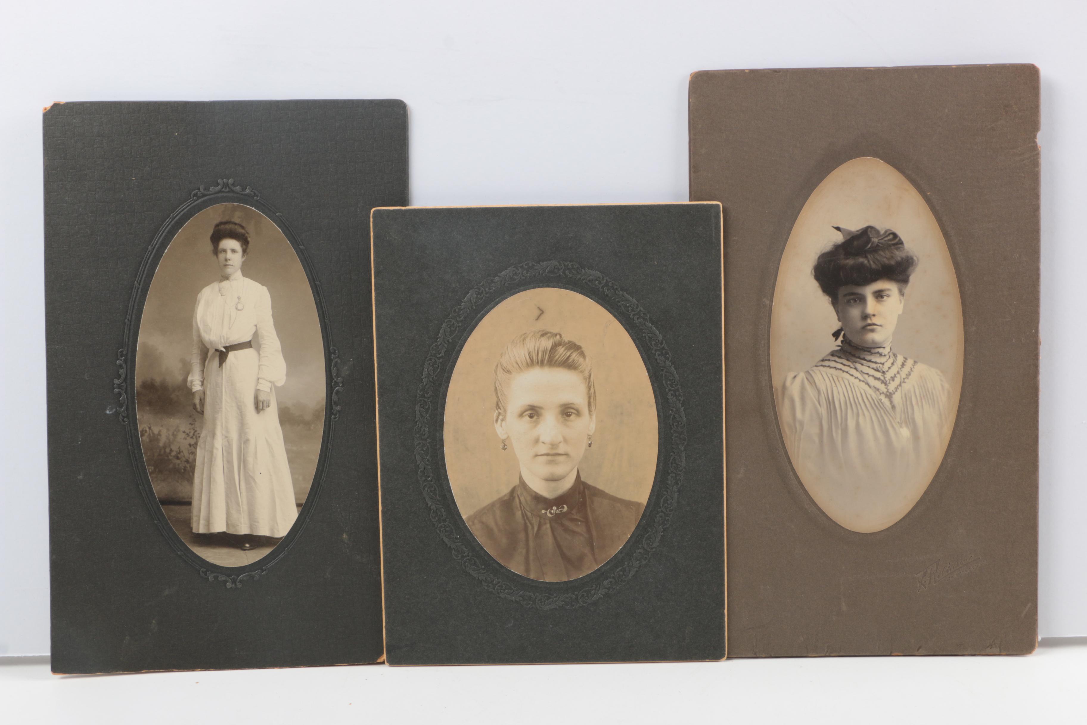 Assortment of Vintage Photography Portraits