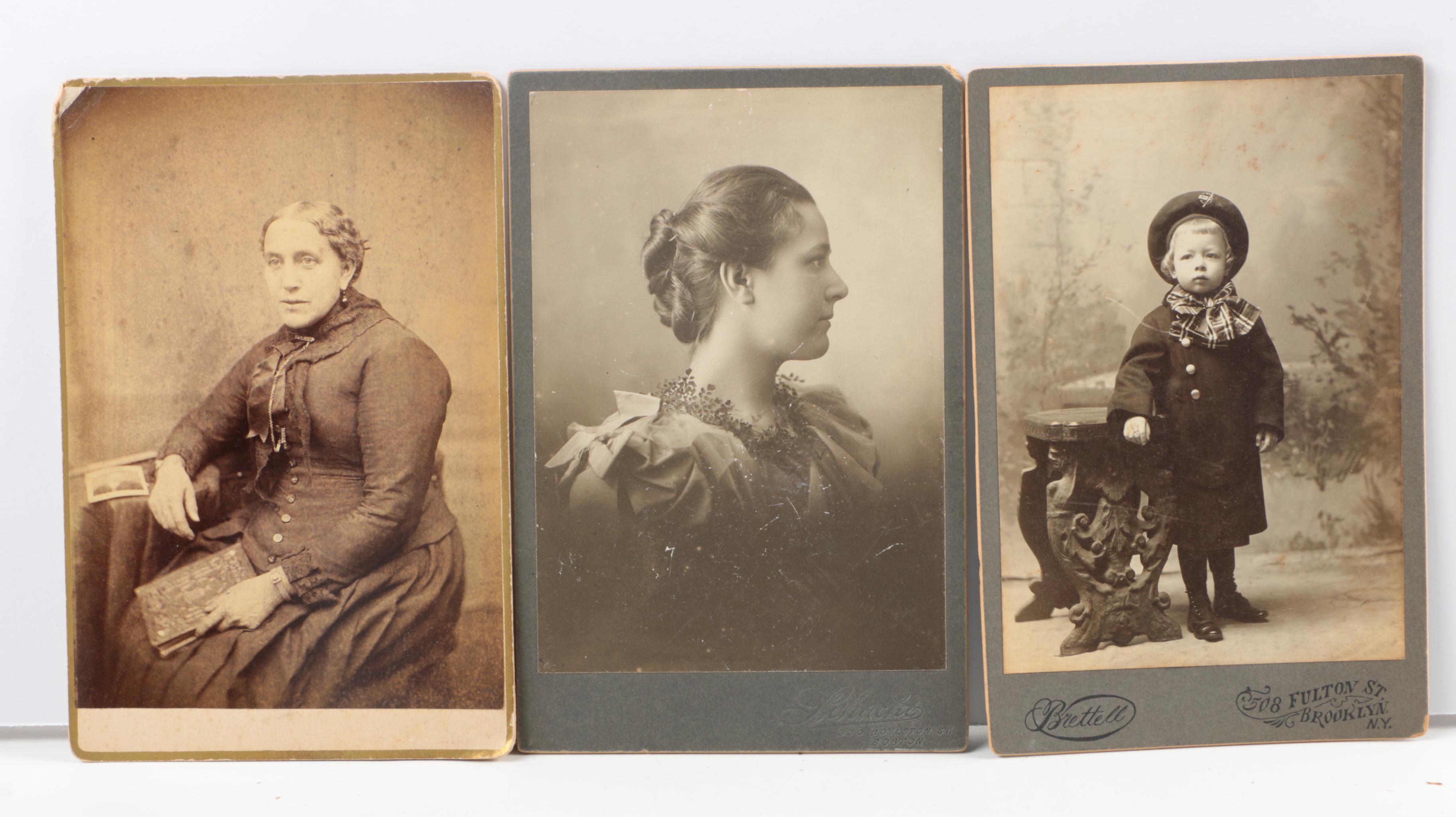 Assortment of Vintage Photography Portraits