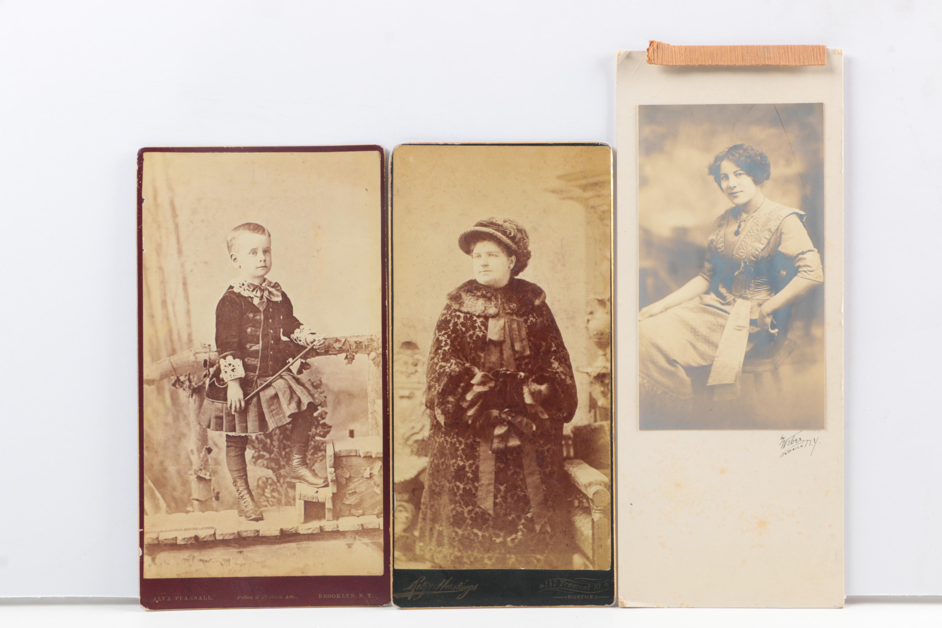 Assortment of Vintage Photography Portraits