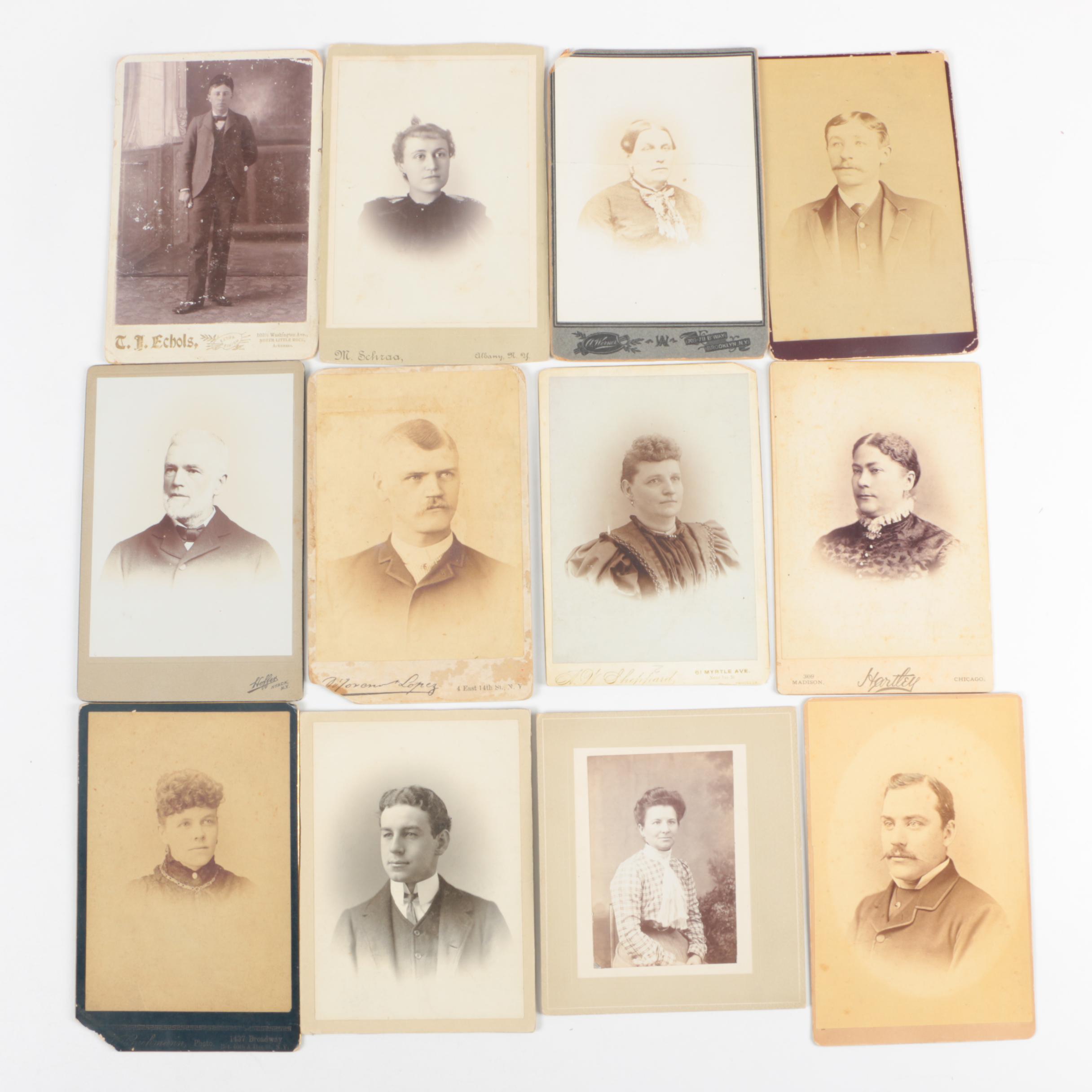 Assortment of Vintage Photography Portraits