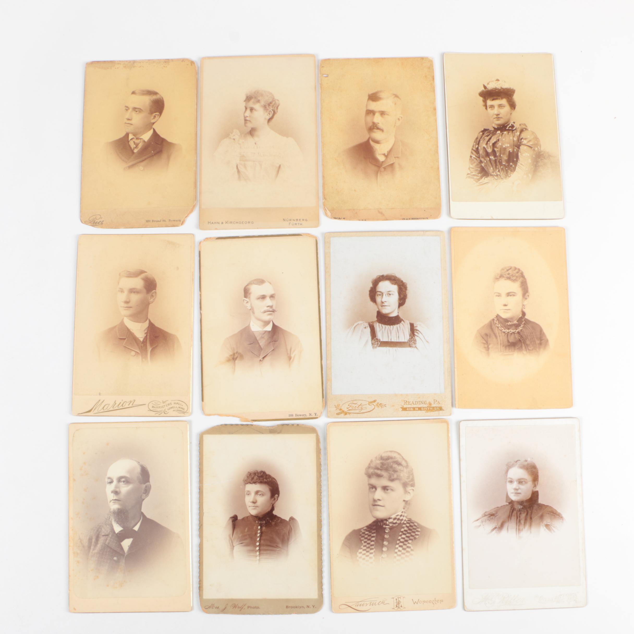 Assortment of Vintage Photography Portraits