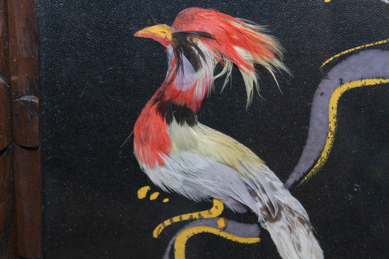 Vintage Mexican Tropical Bird Collages