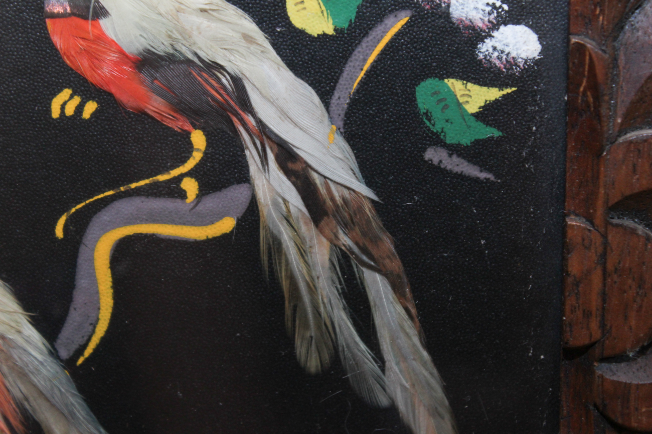 Vintage Mexican Tropical Bird Collages