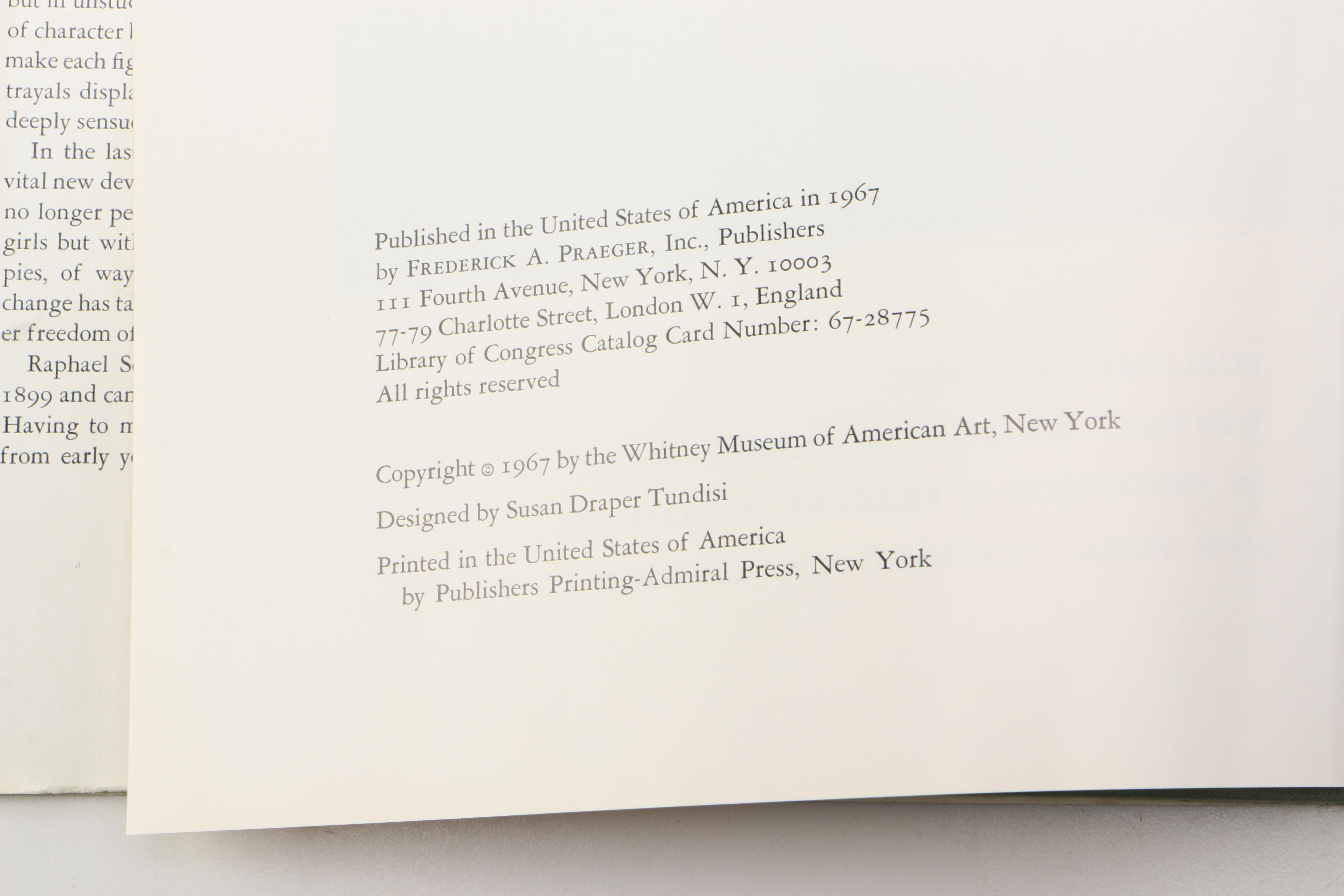 1967 Signed "Raphael Soyer" by Lloyd Goodrich