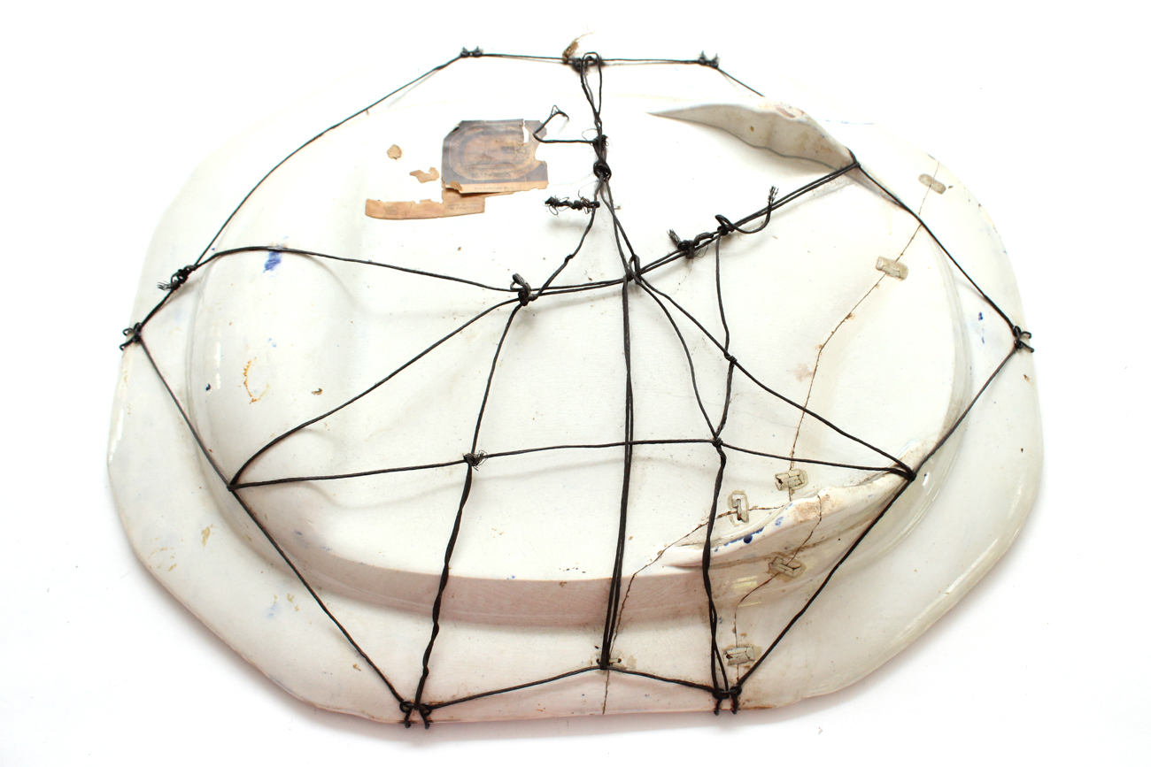 19th Century Clews Staffordshire General Lafayette Platter