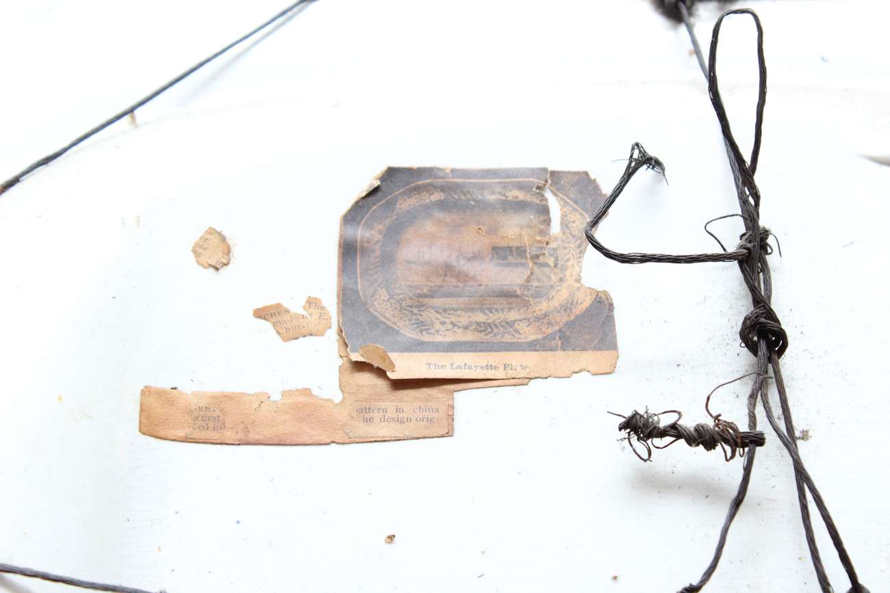 19th Century Clews Staffordshire General Lafayette Platter