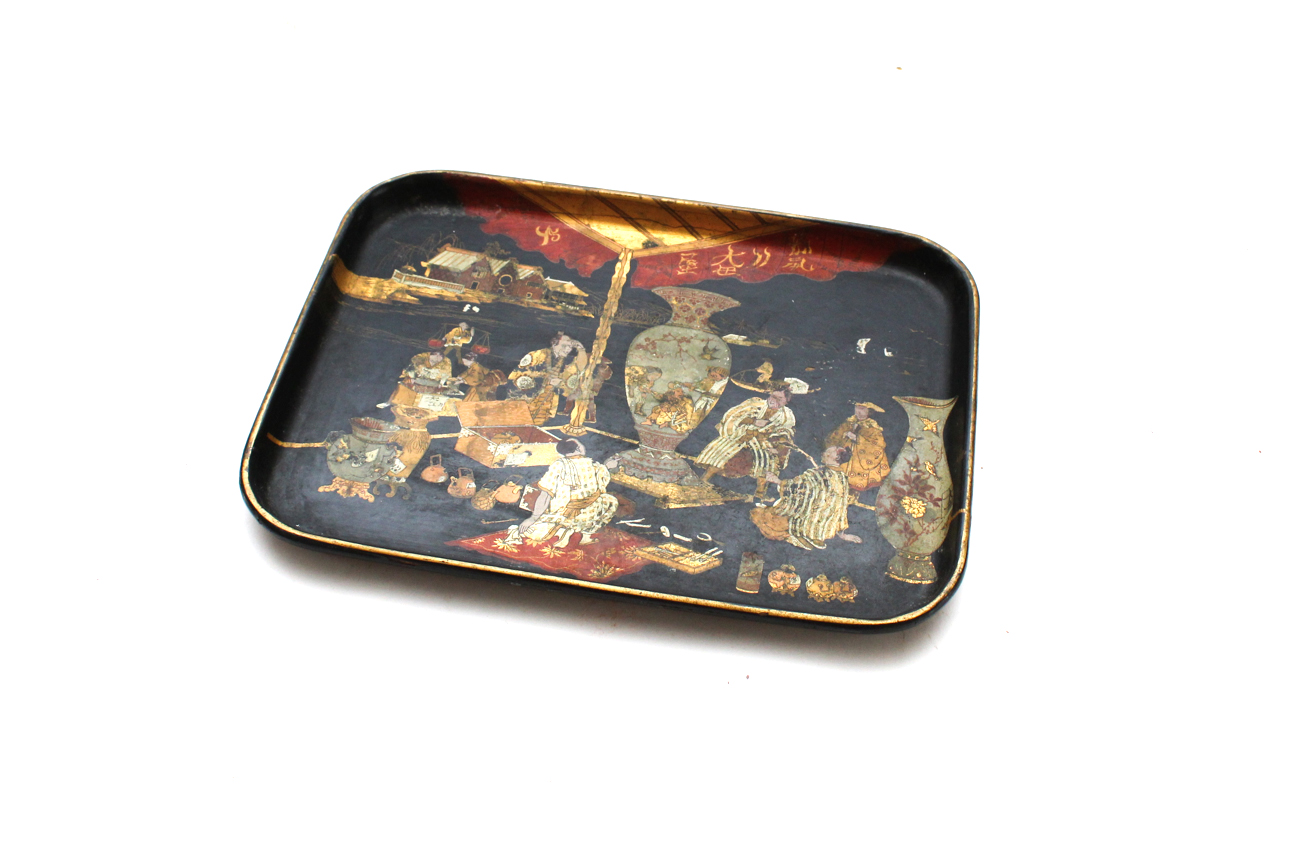 Vintage Japonesque Tray