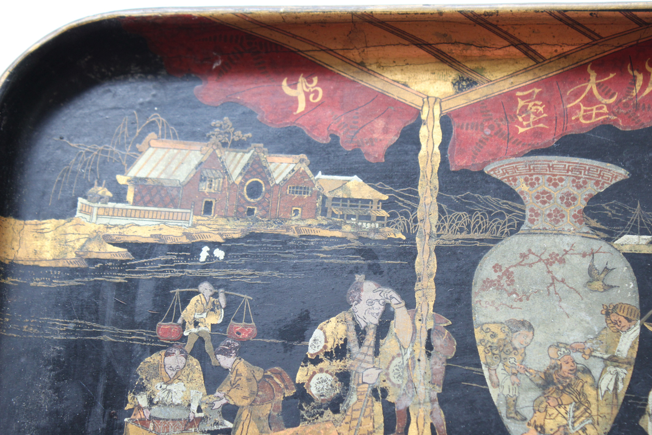 Vintage Japonesque Tray