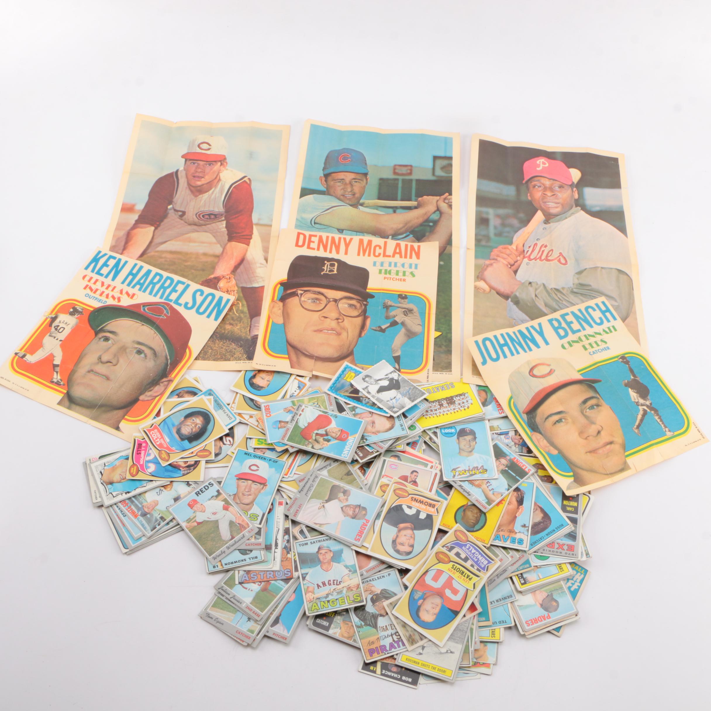 Collection of Topps Trading Cards and Posters