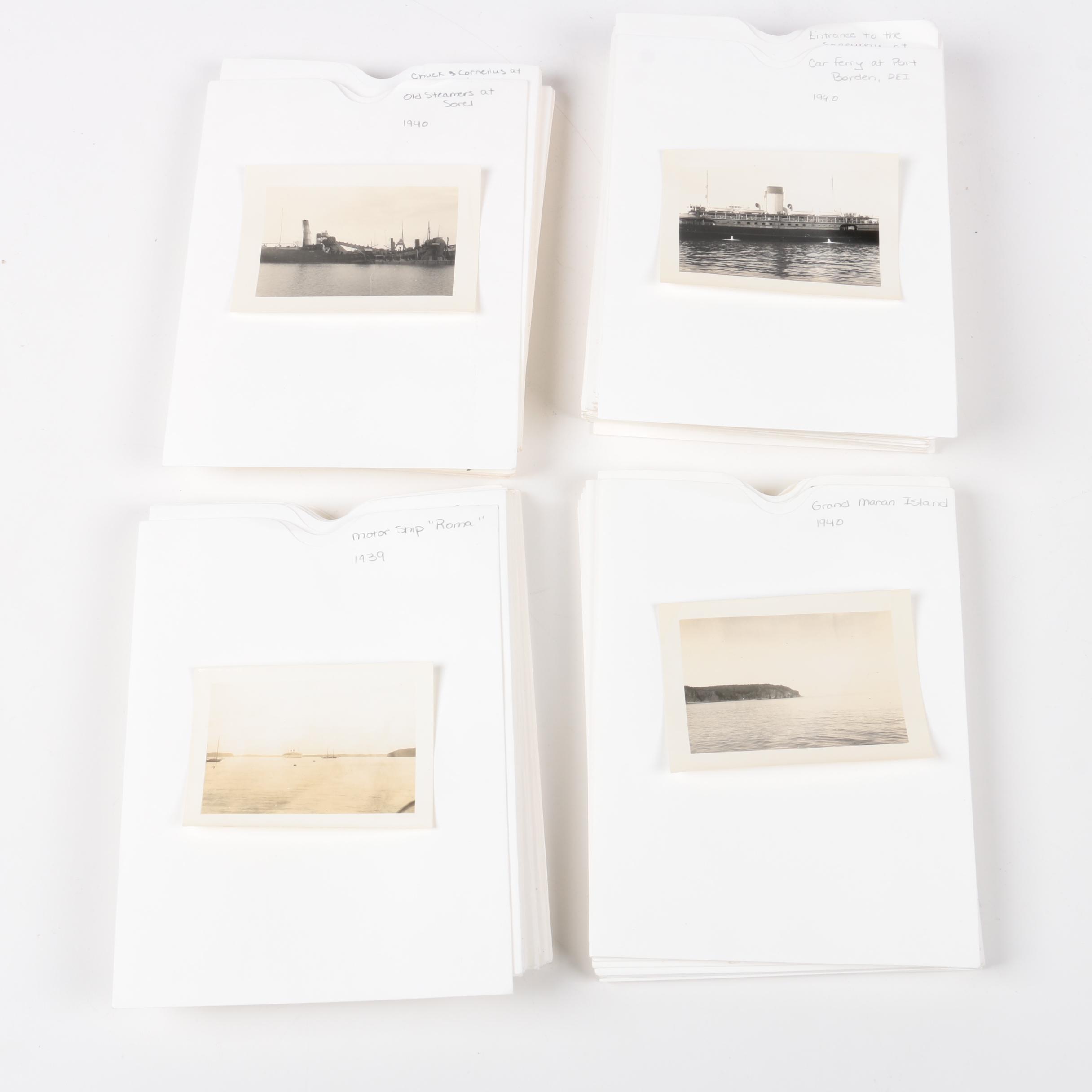 Black and White Silver Gelatin Photographs of Nova Scotia, Circa 1939-1940