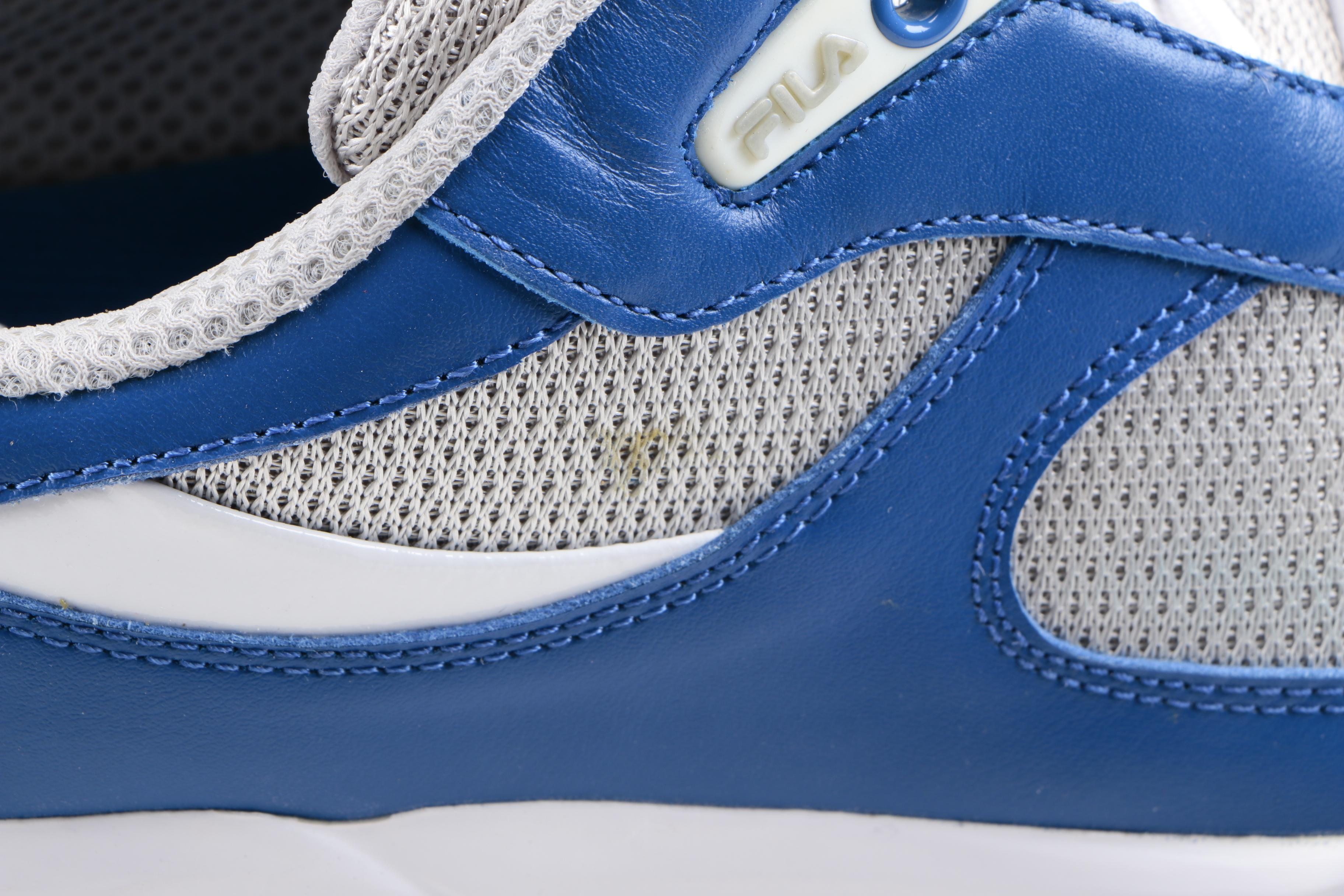 Men's Fila Helmsman Patent Leather Low Basketball Sneakers