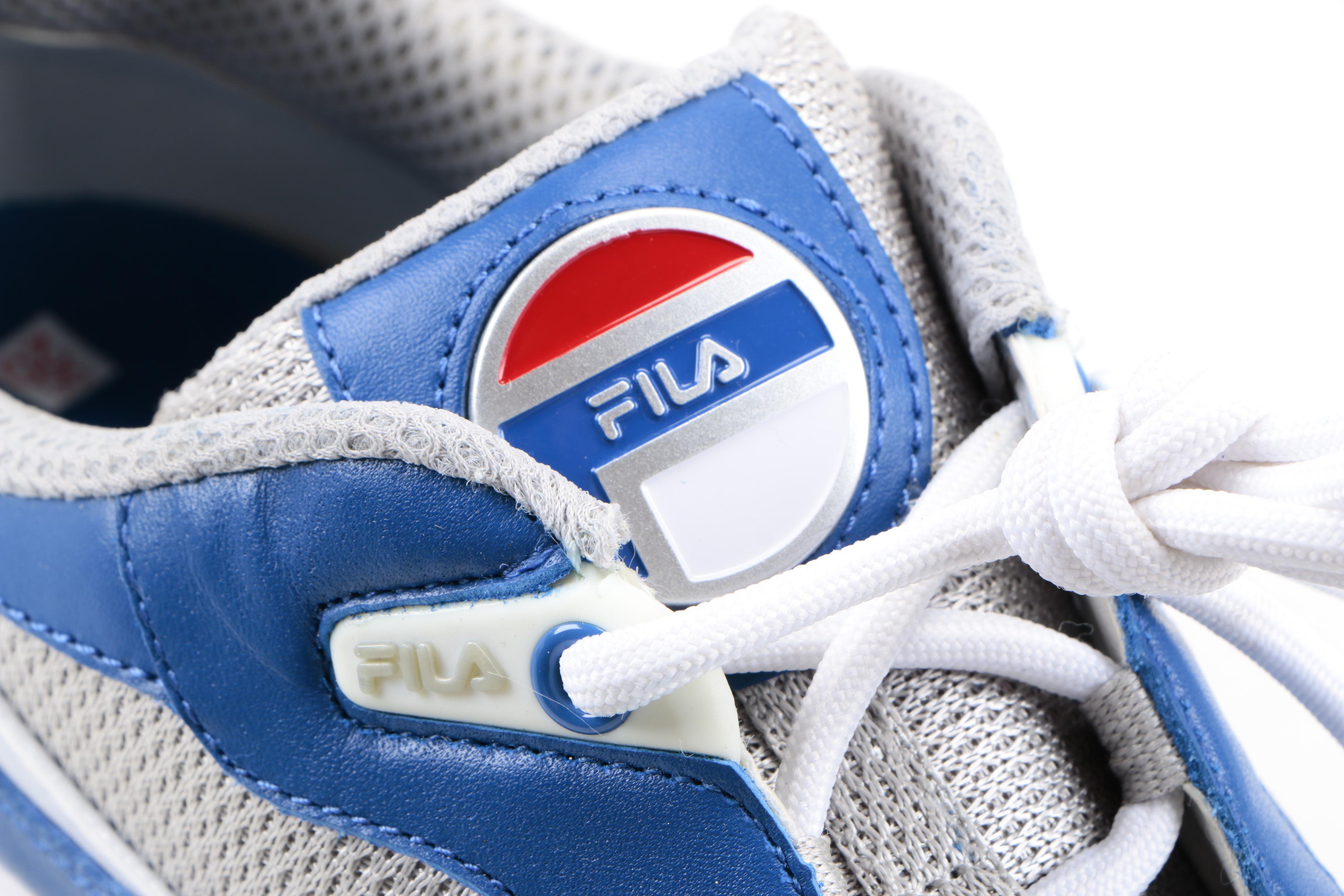 Men's Fila Helmsman Patent Leather Low Basketball Sneakers