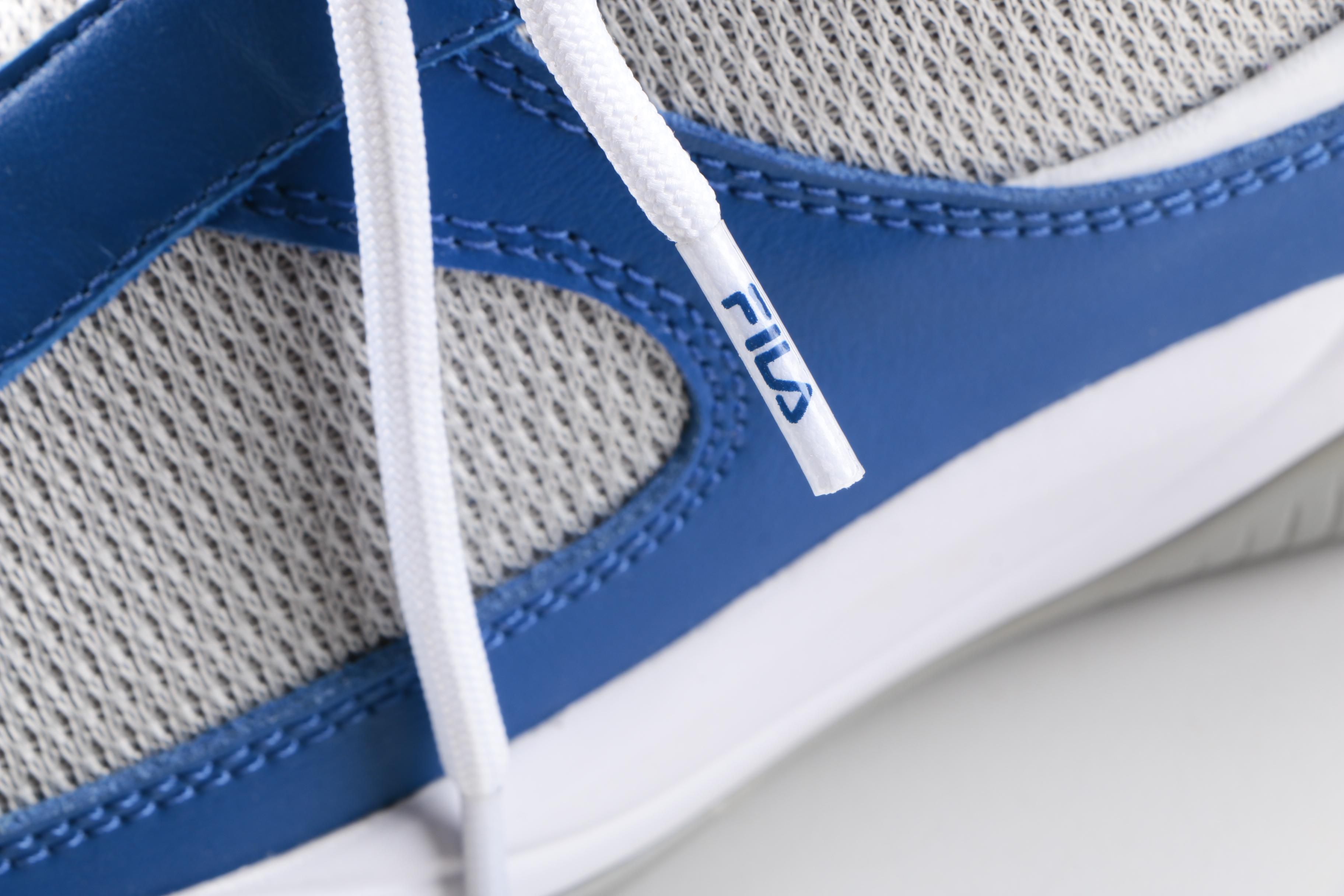 Men's Fila Helmsman Patent Leather Low Basketball Sneakers