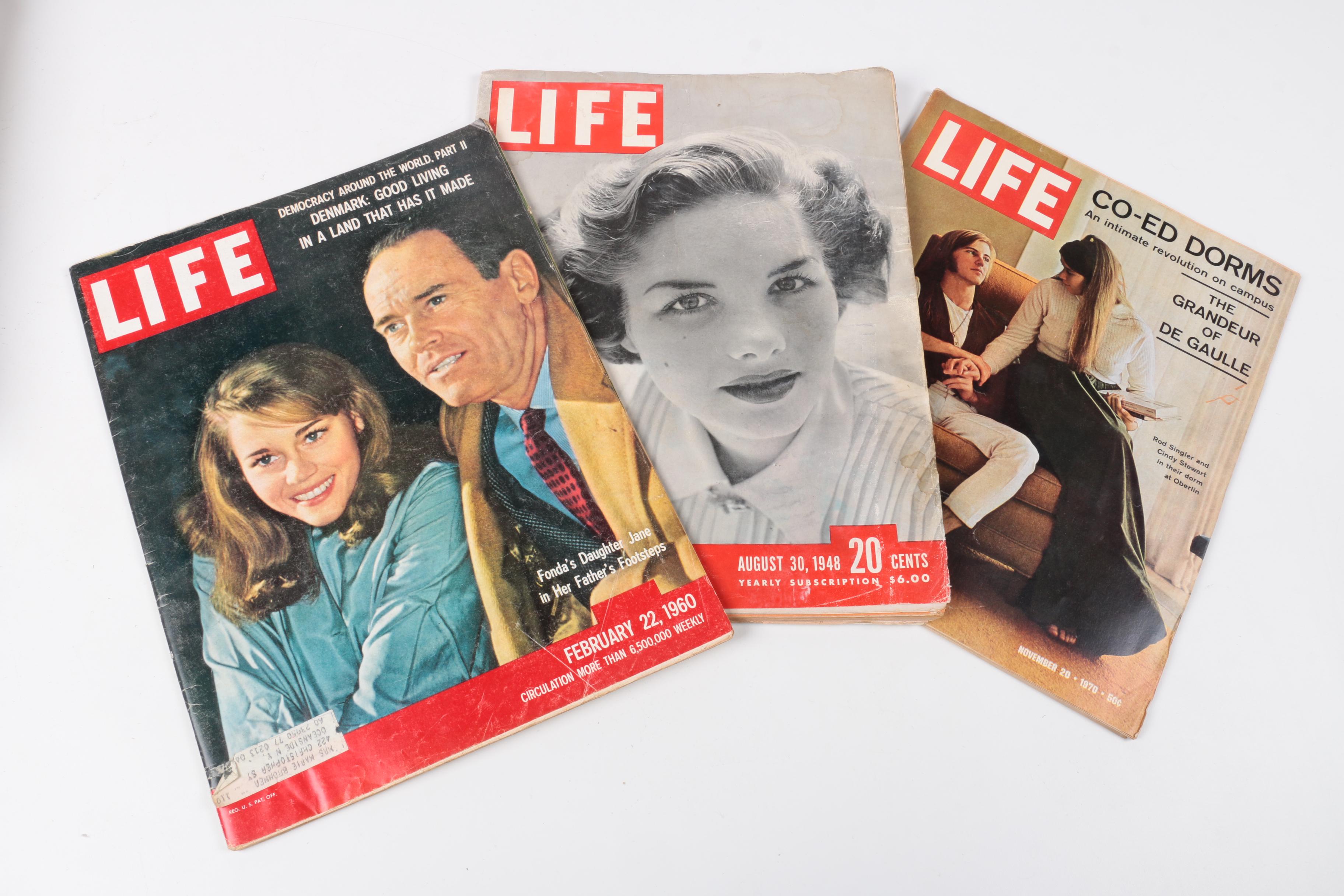 Mid 20th-Century "Life" Magazines