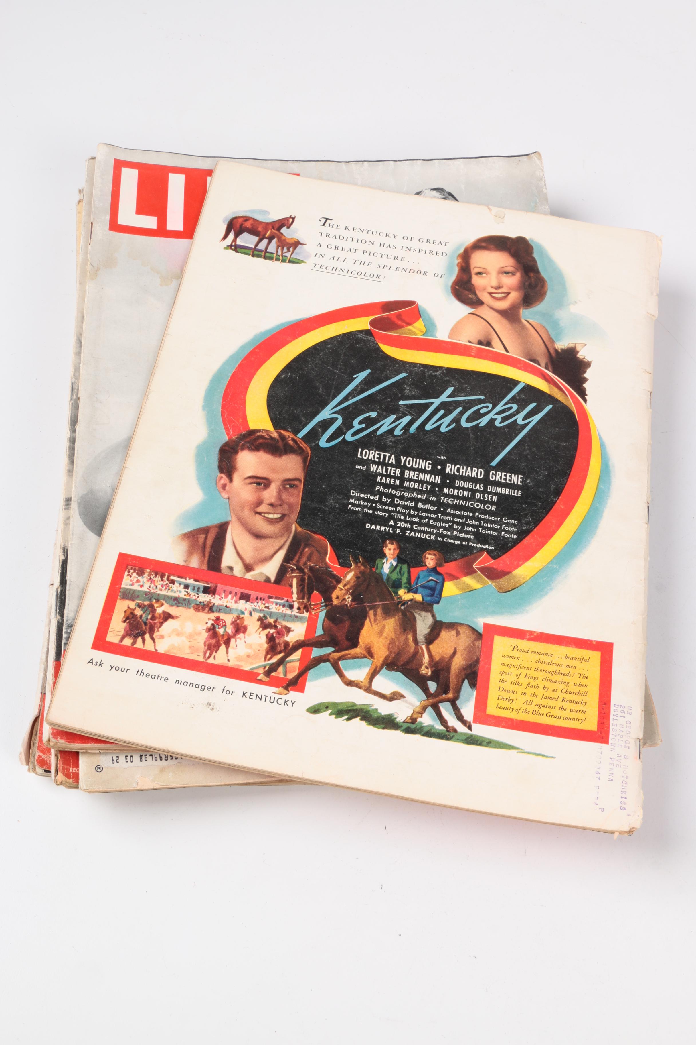 Mid 20th-Century "Life" Magazines