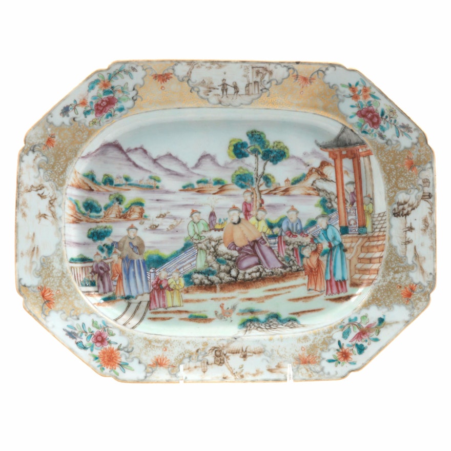 18th Century Chinese Export Platter