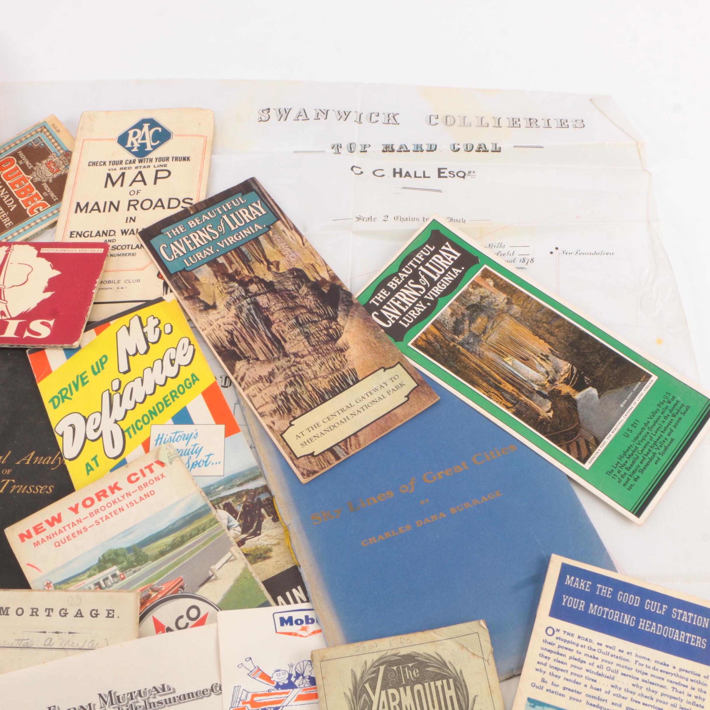 Generous Assortment of National Park Maps and Travel Brochures