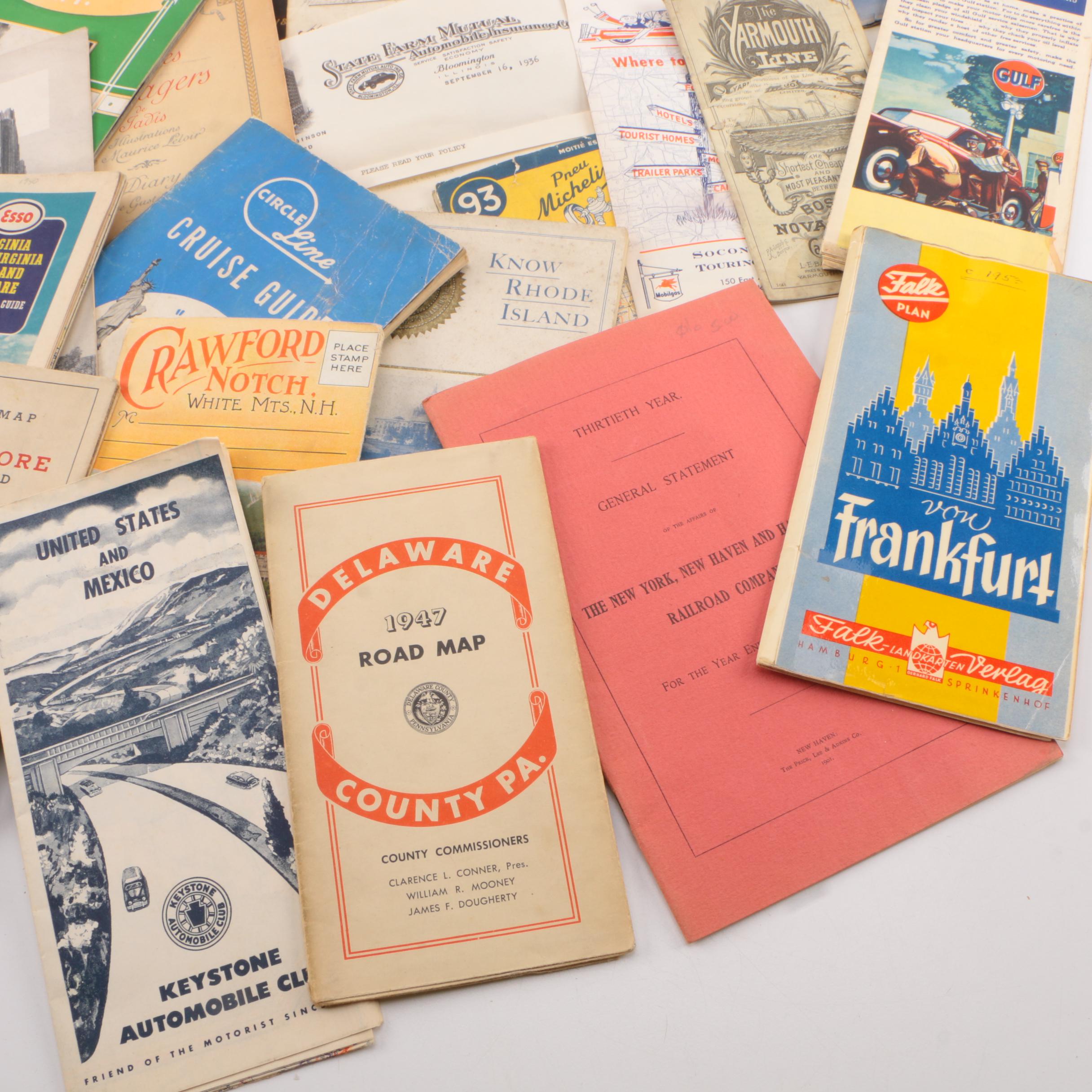 Generous Assortment of National Park Maps and Travel Brochures