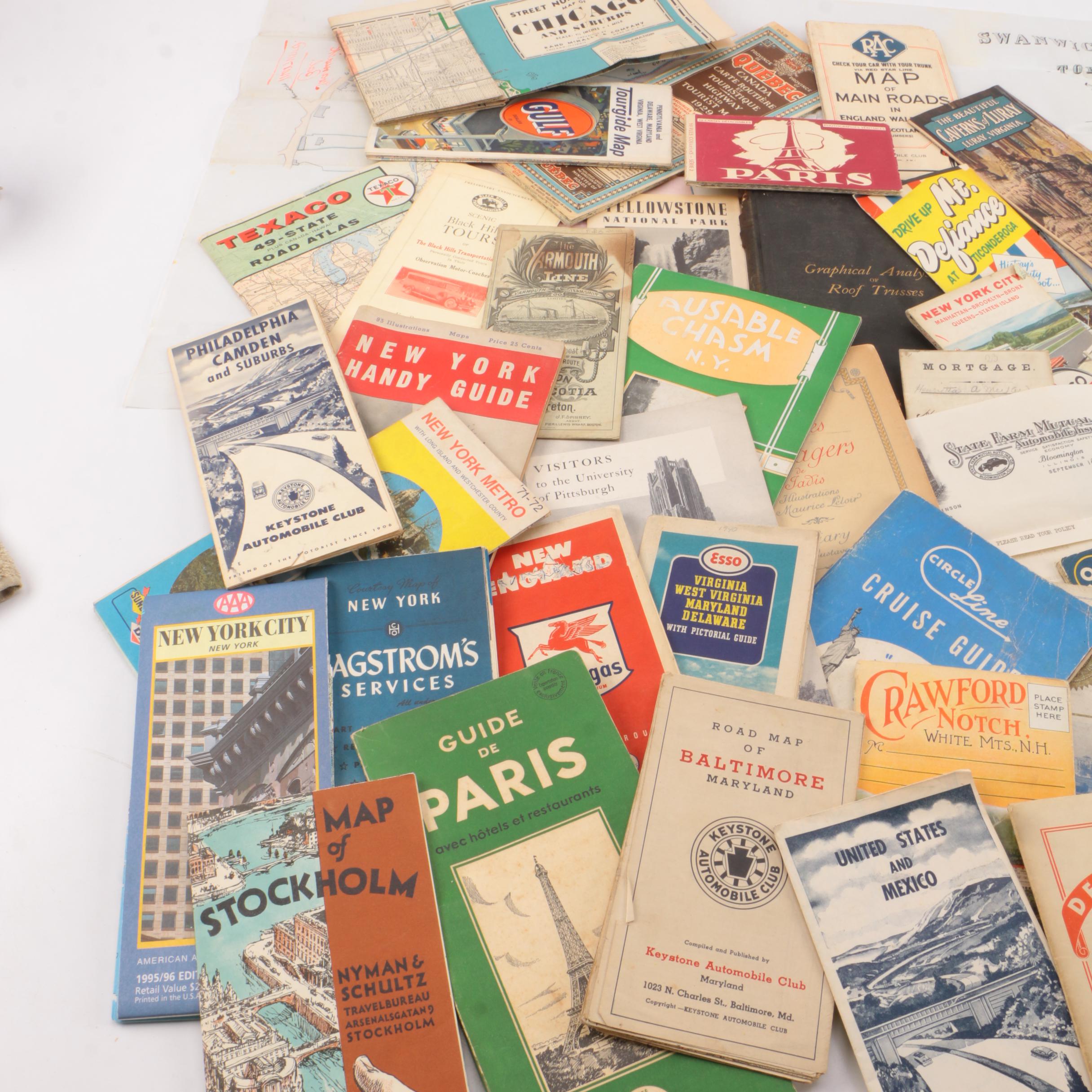 Generous Assortment of National Park Maps and Travel Brochures