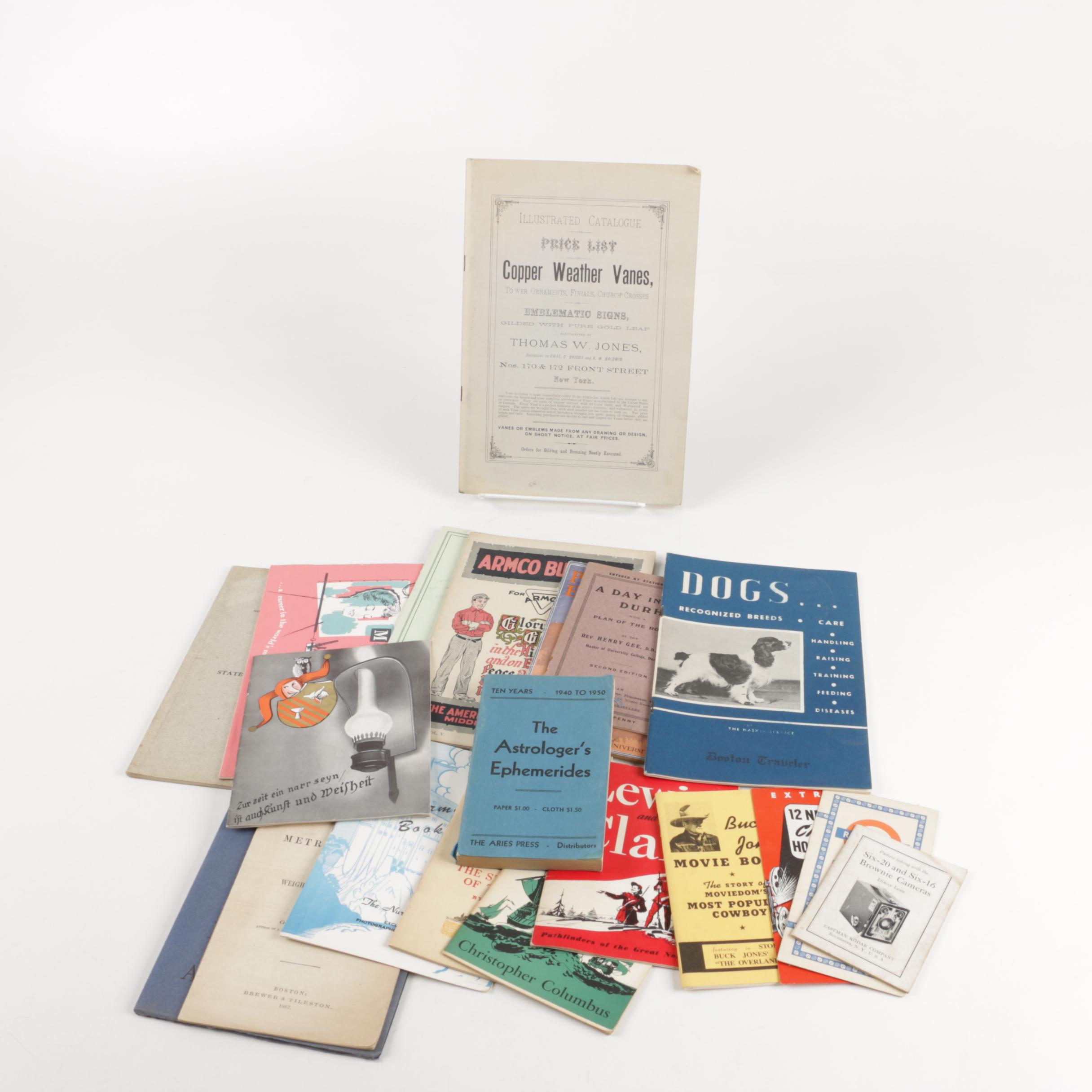 Collection of Vintage  Booklets