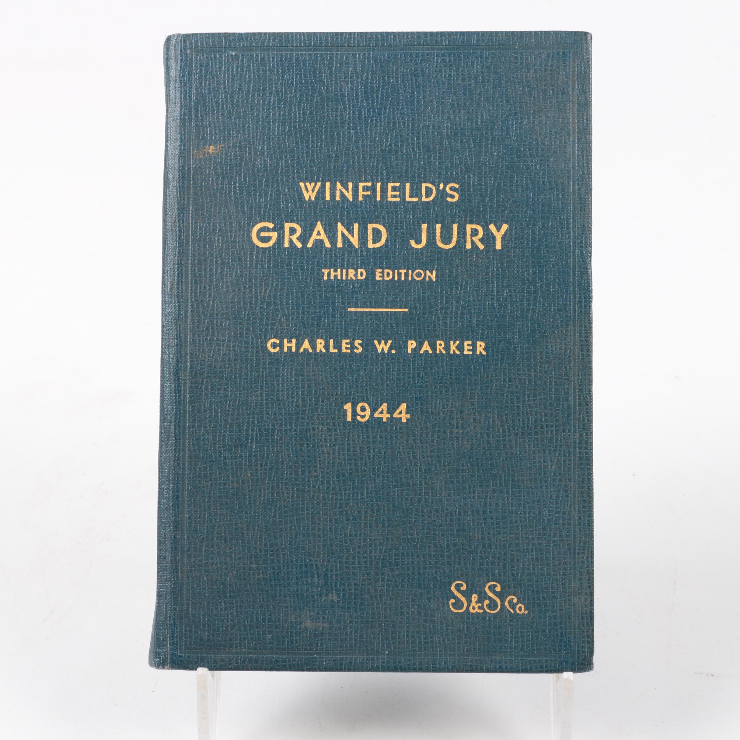1944 "The Grand Jury" by Charles H. Winfield