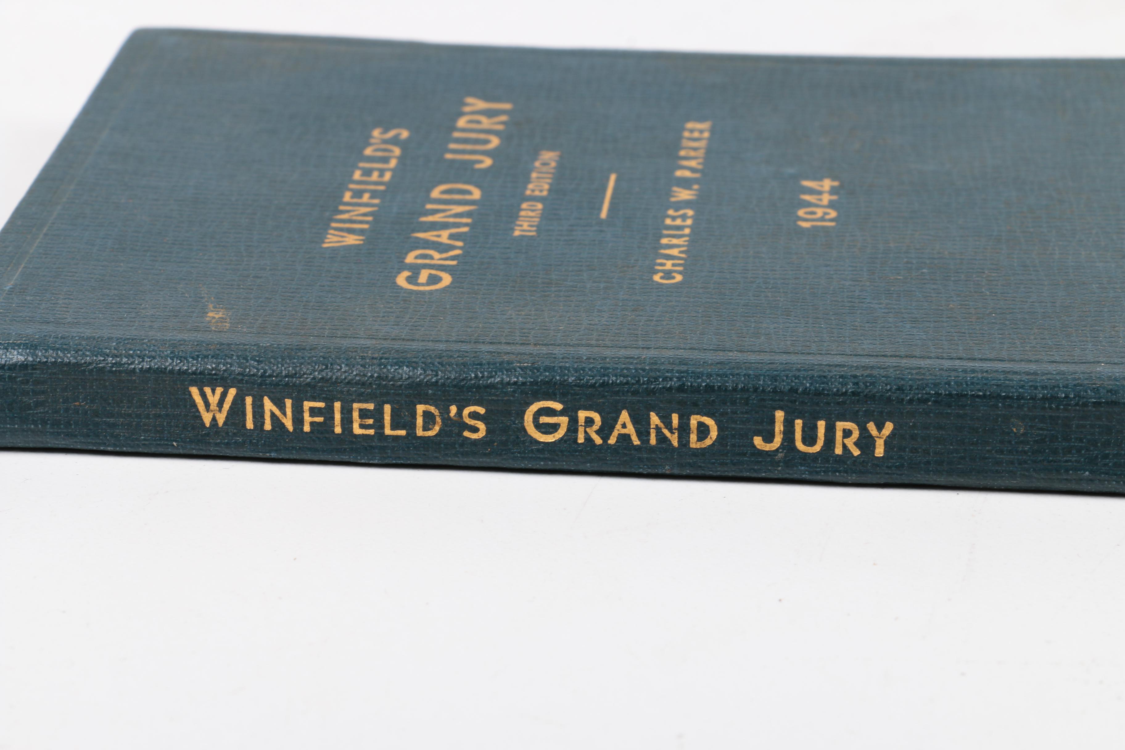 1944 "The Grand Jury" by Charles H. Winfield