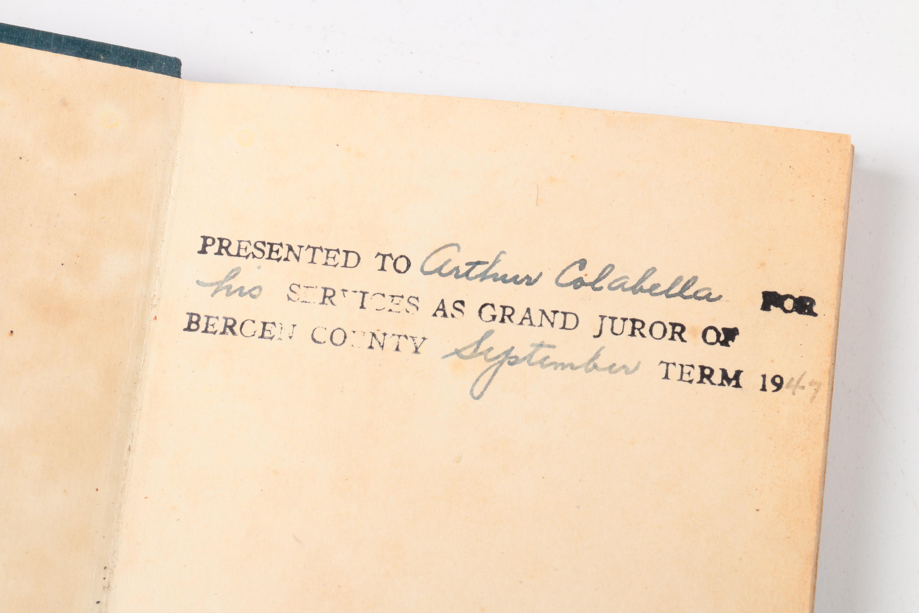 1944 "The Grand Jury" by Charles H. Winfield