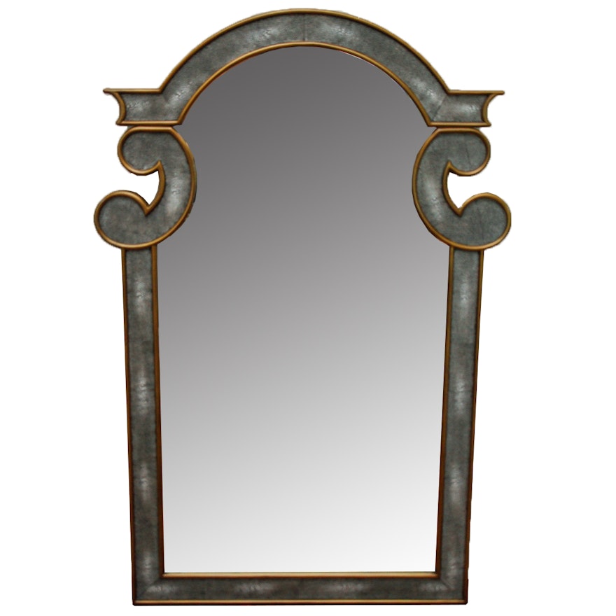 Wood and Gesso Wall Mirror
