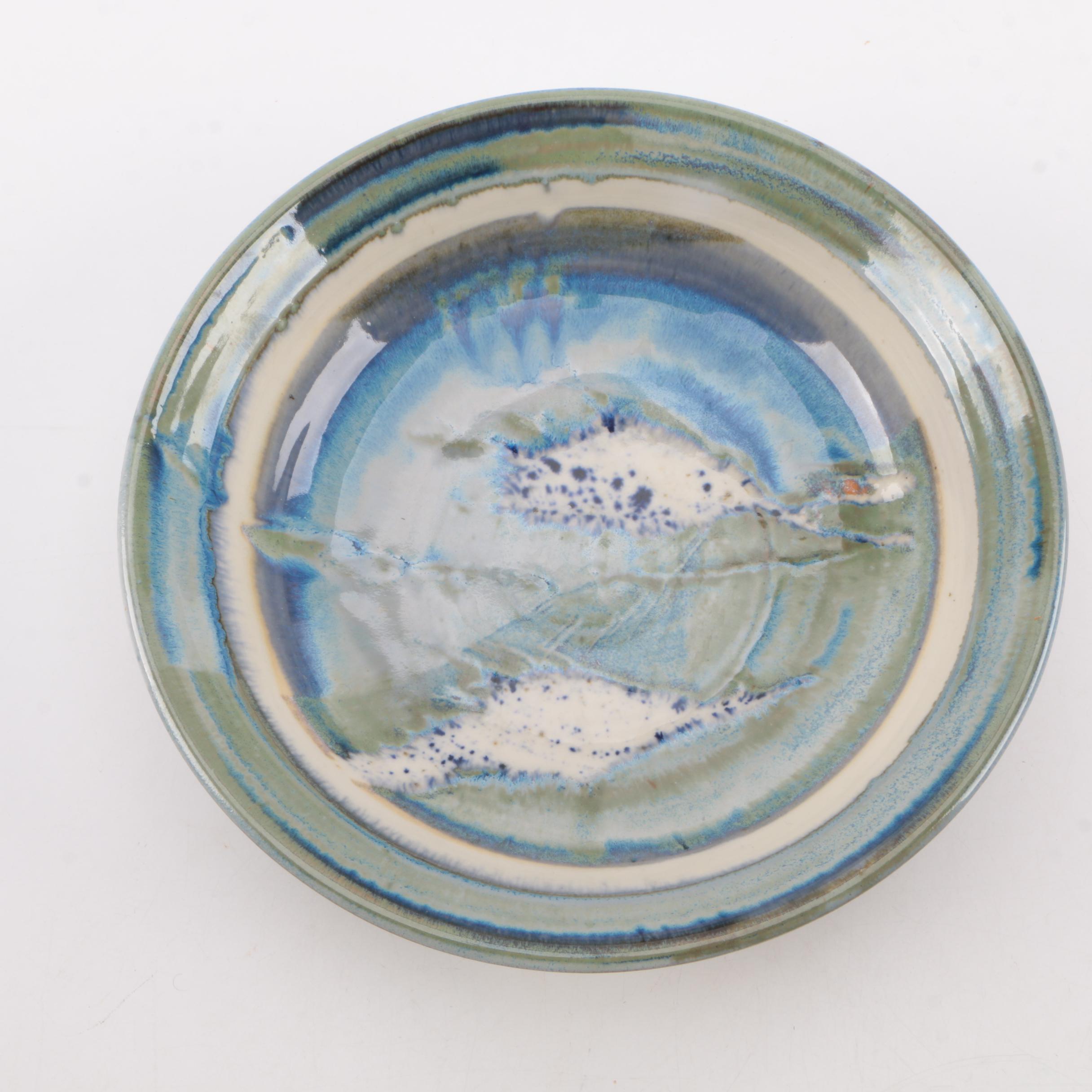 Signed Hand Thrown Stoneware Tableware Featuring Benner