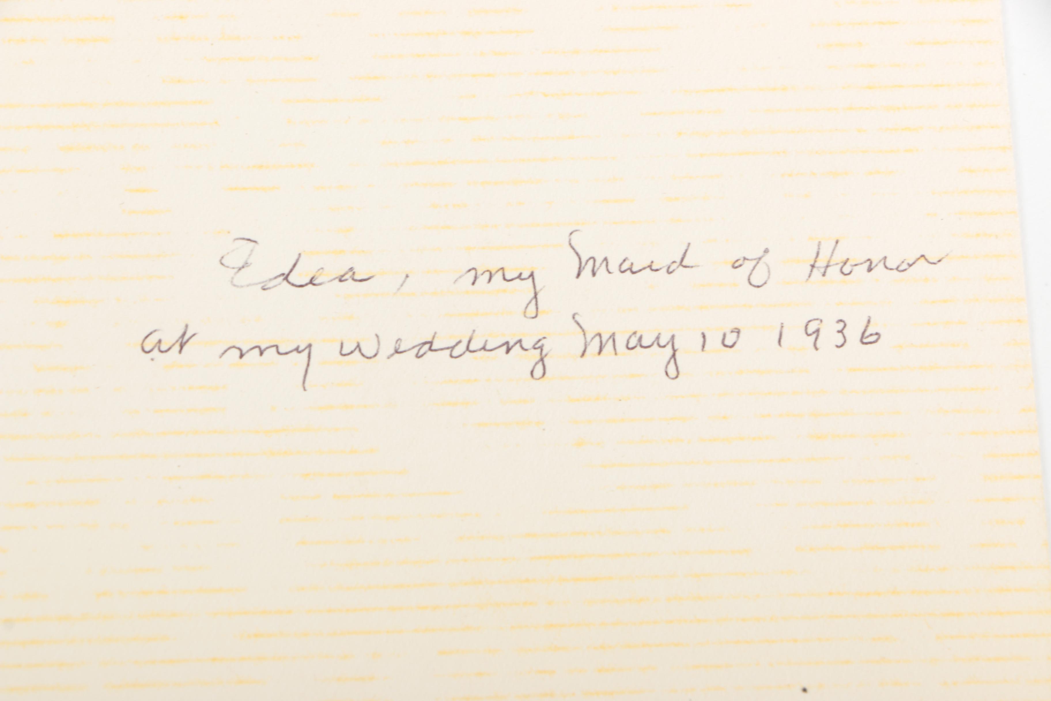 Vintage Wedding Photographs