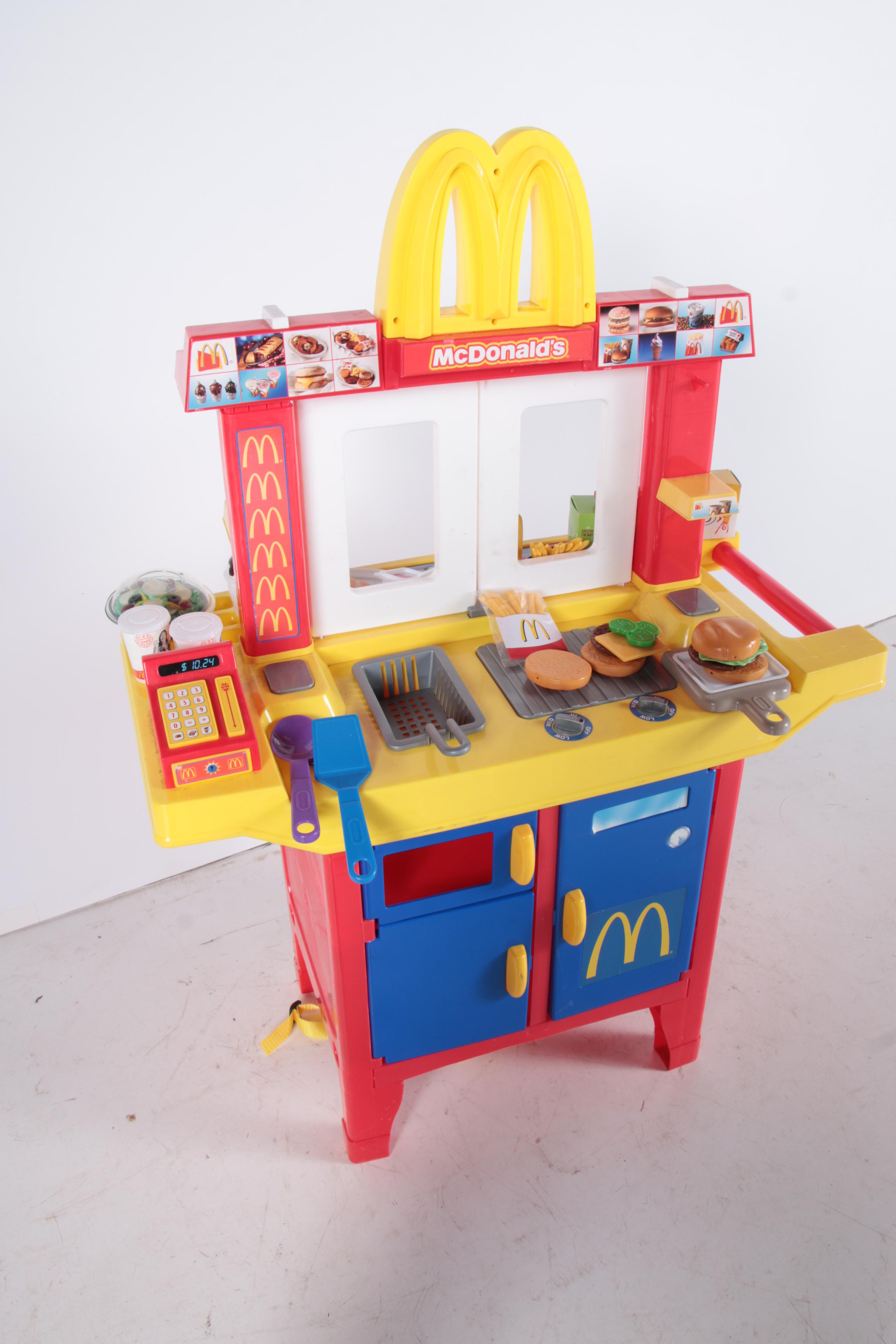 McDonald's Children's Play Kitchen Set and Backpack