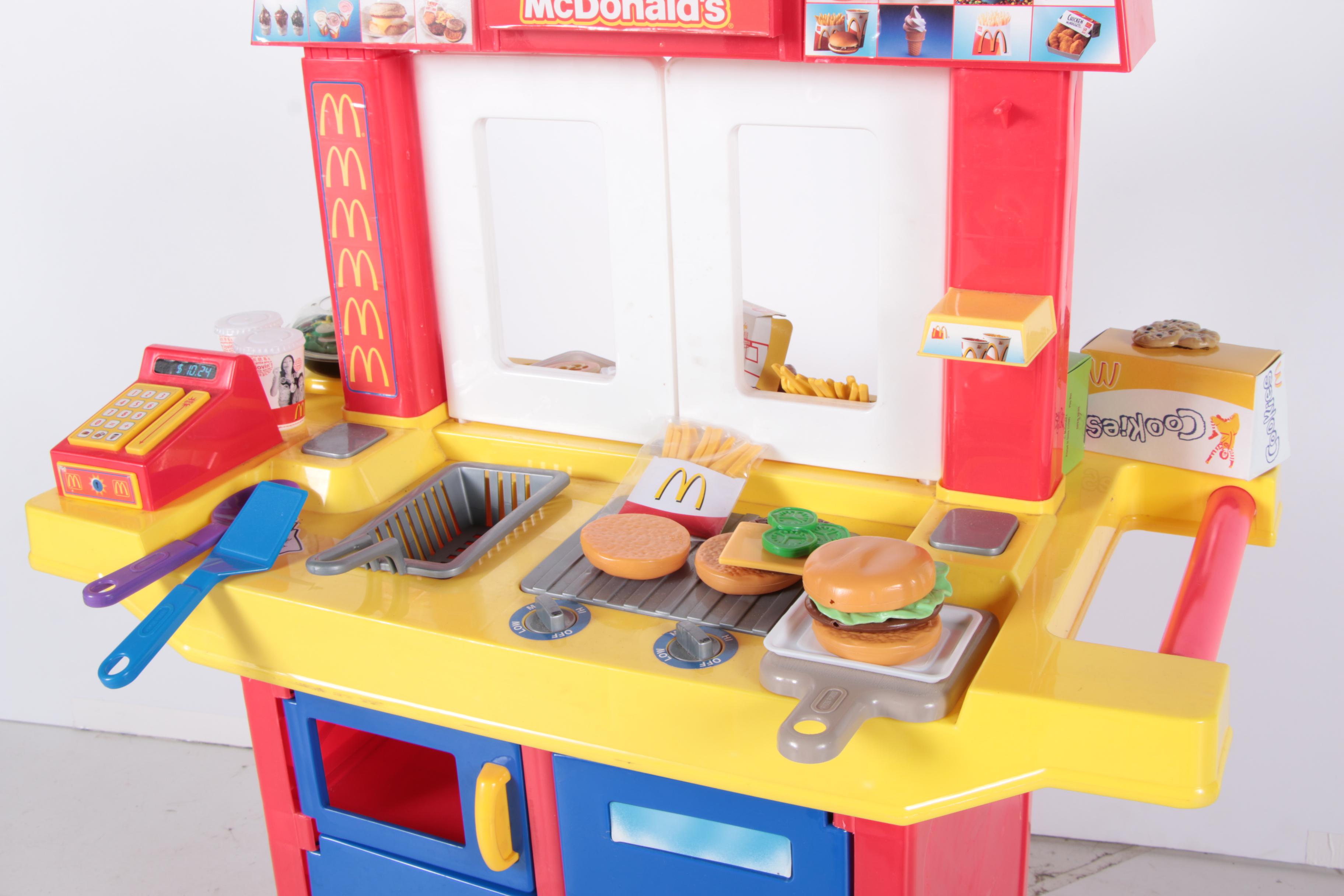 McDonald's Children's Play Kitchen Set and Backpack