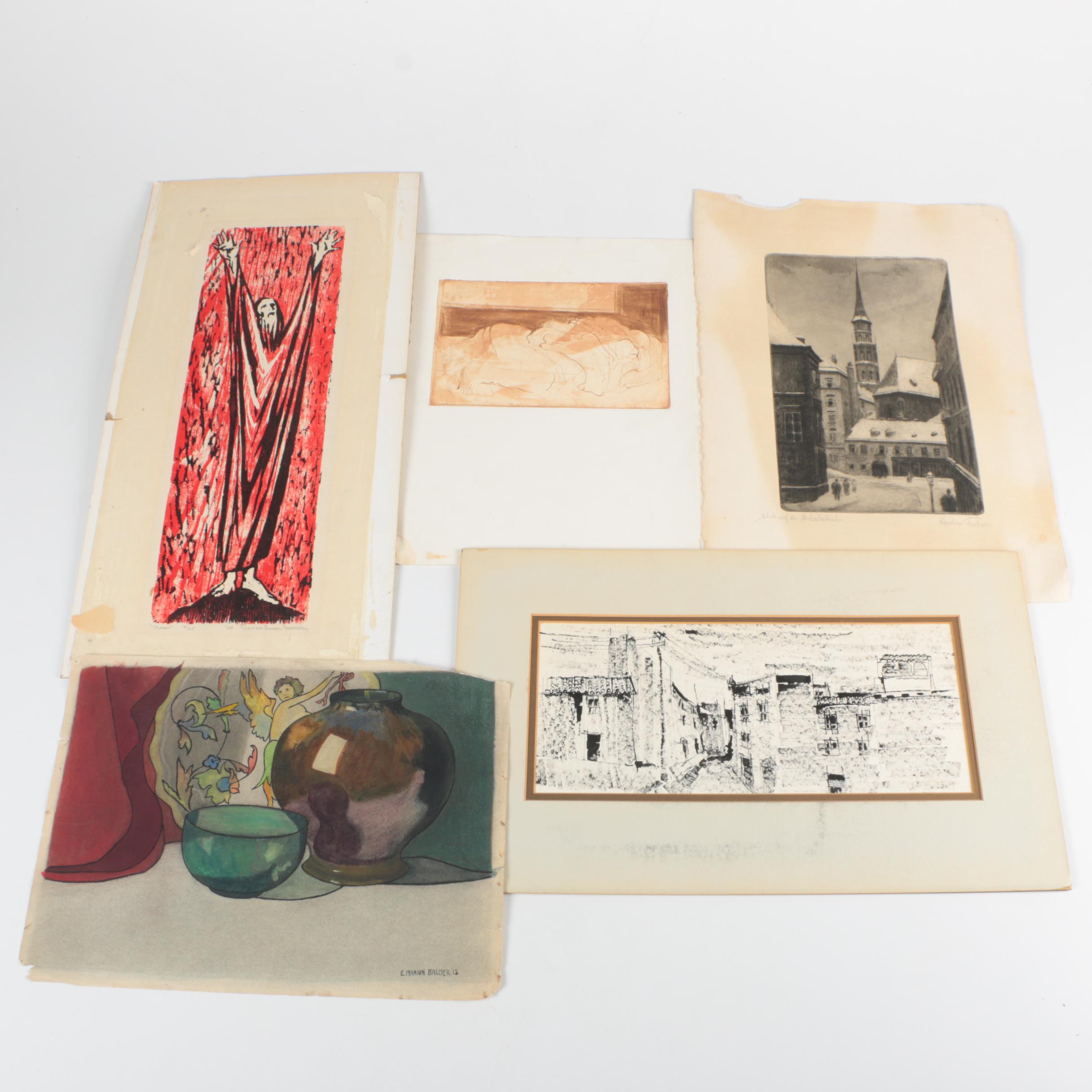 Prints Including Frances Besner Newman's Limited Edition "Moses"