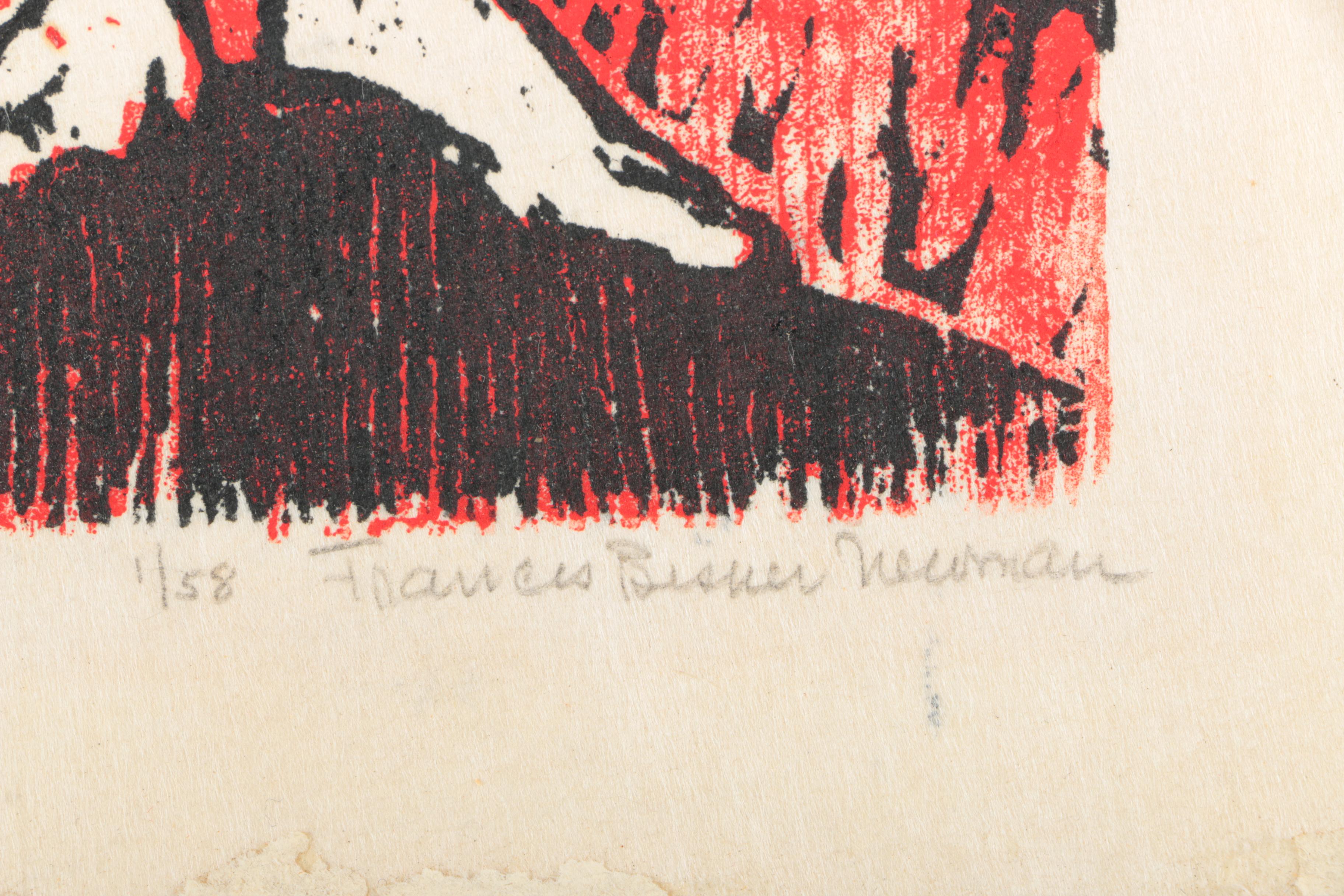 Prints Including Frances Besner Newman's Limited Edition "Moses"