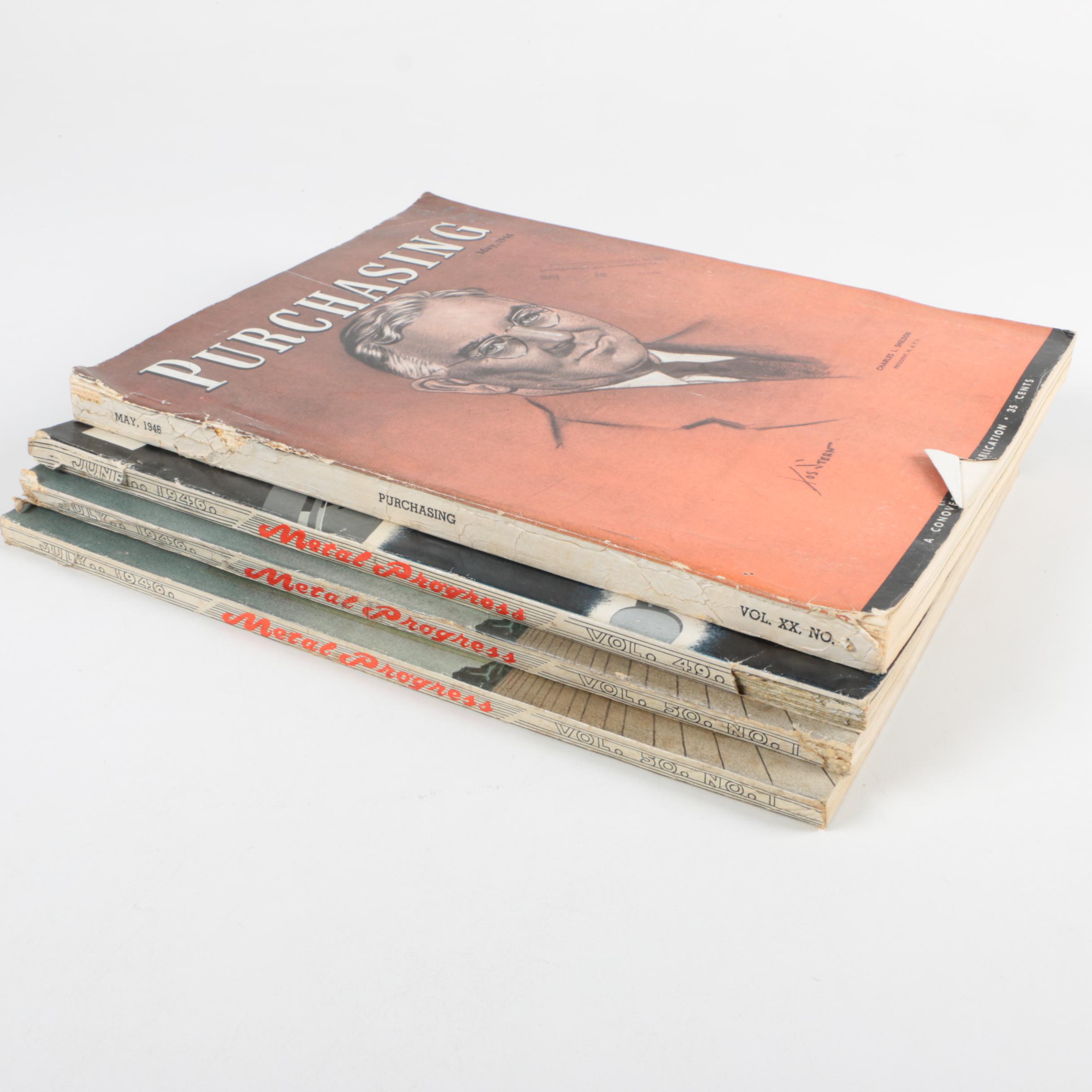 "Metal Progress" and "Purchasing" Magazine