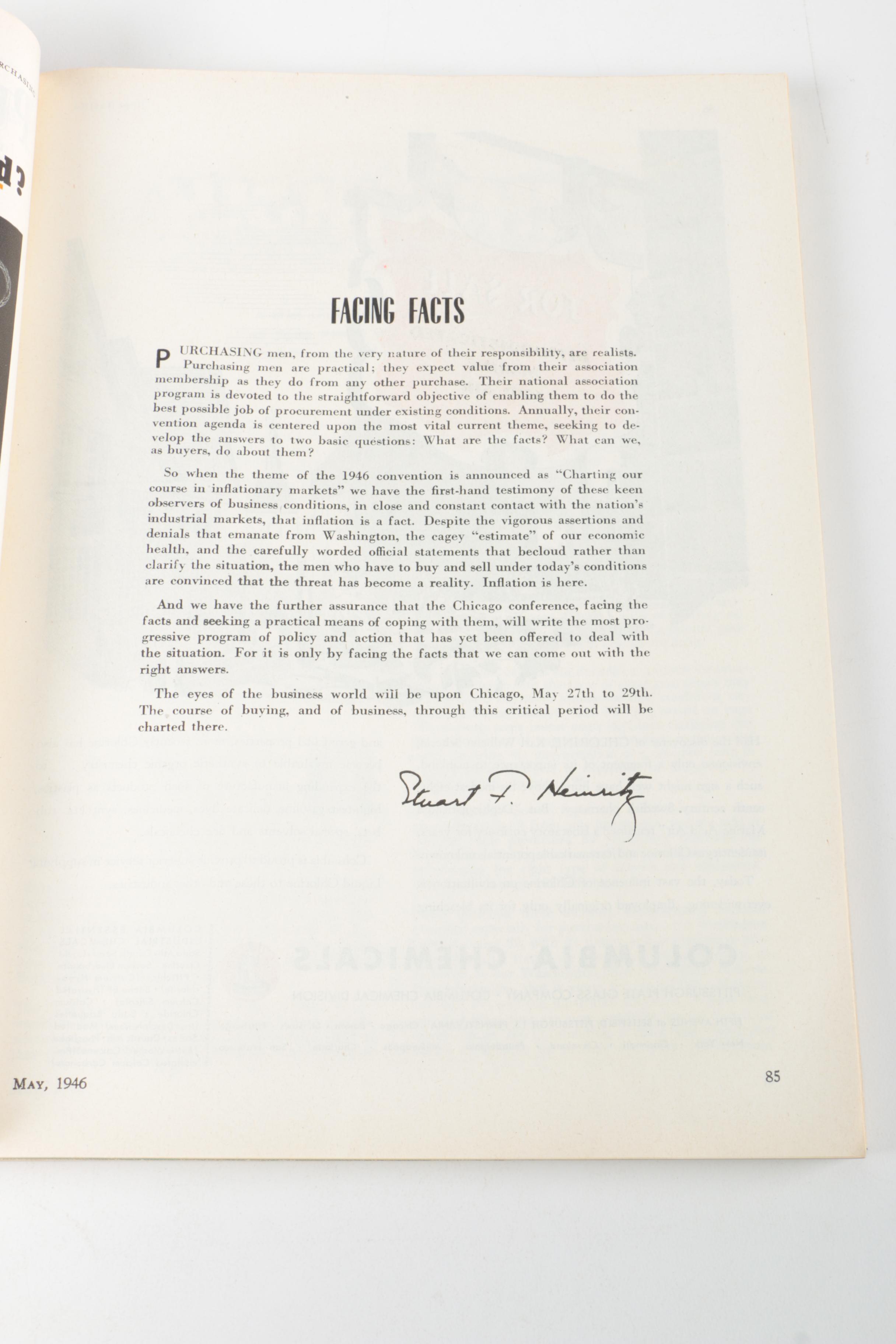 "Metal Progress" and "Purchasing" Magazine