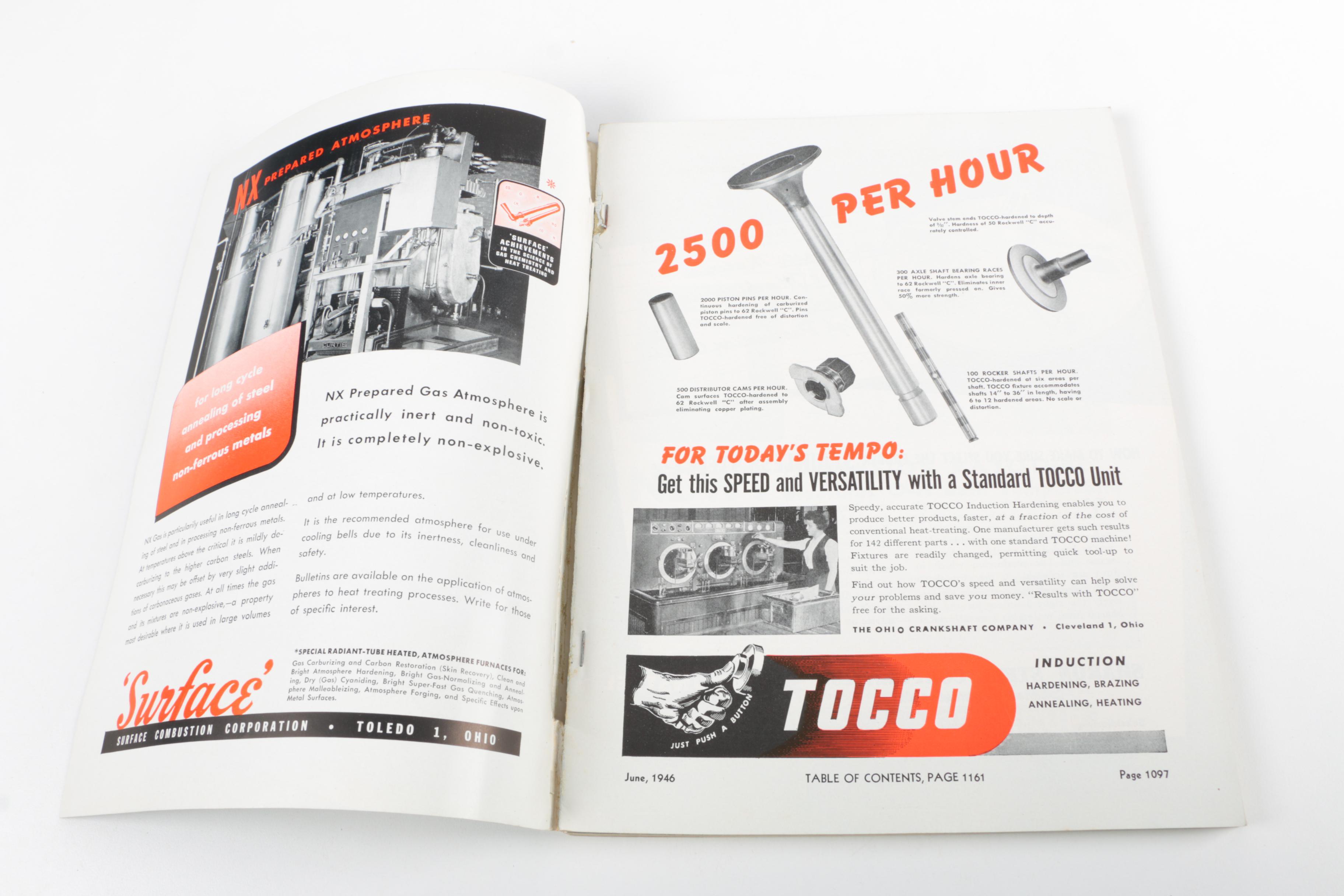 "Metal Progress" and "Purchasing" Magazine