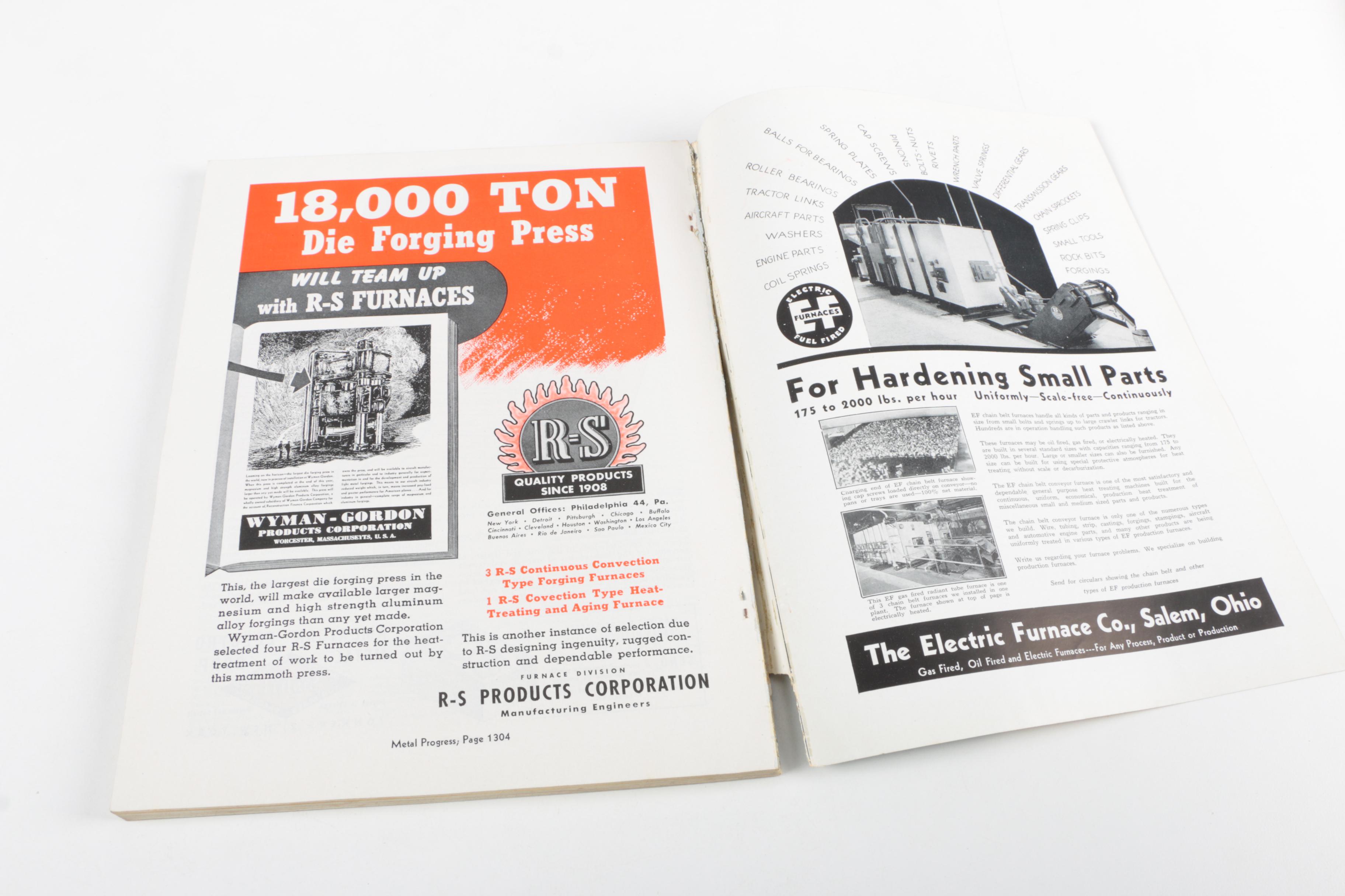 "Metal Progress" and "Purchasing" Magazine