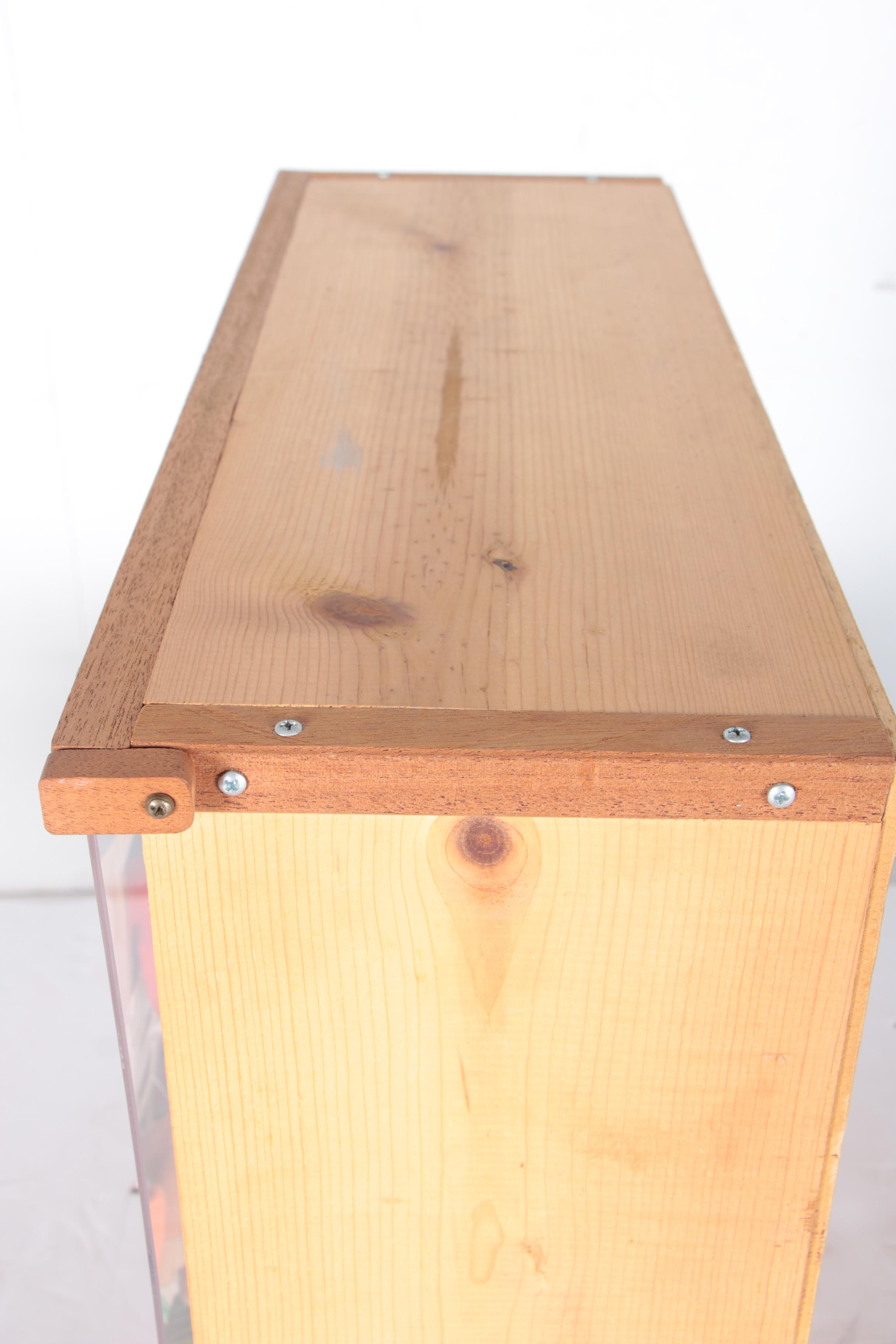 McDonald's Happy Meal Ty Teenie Beanie Babies in Wooden Case Display