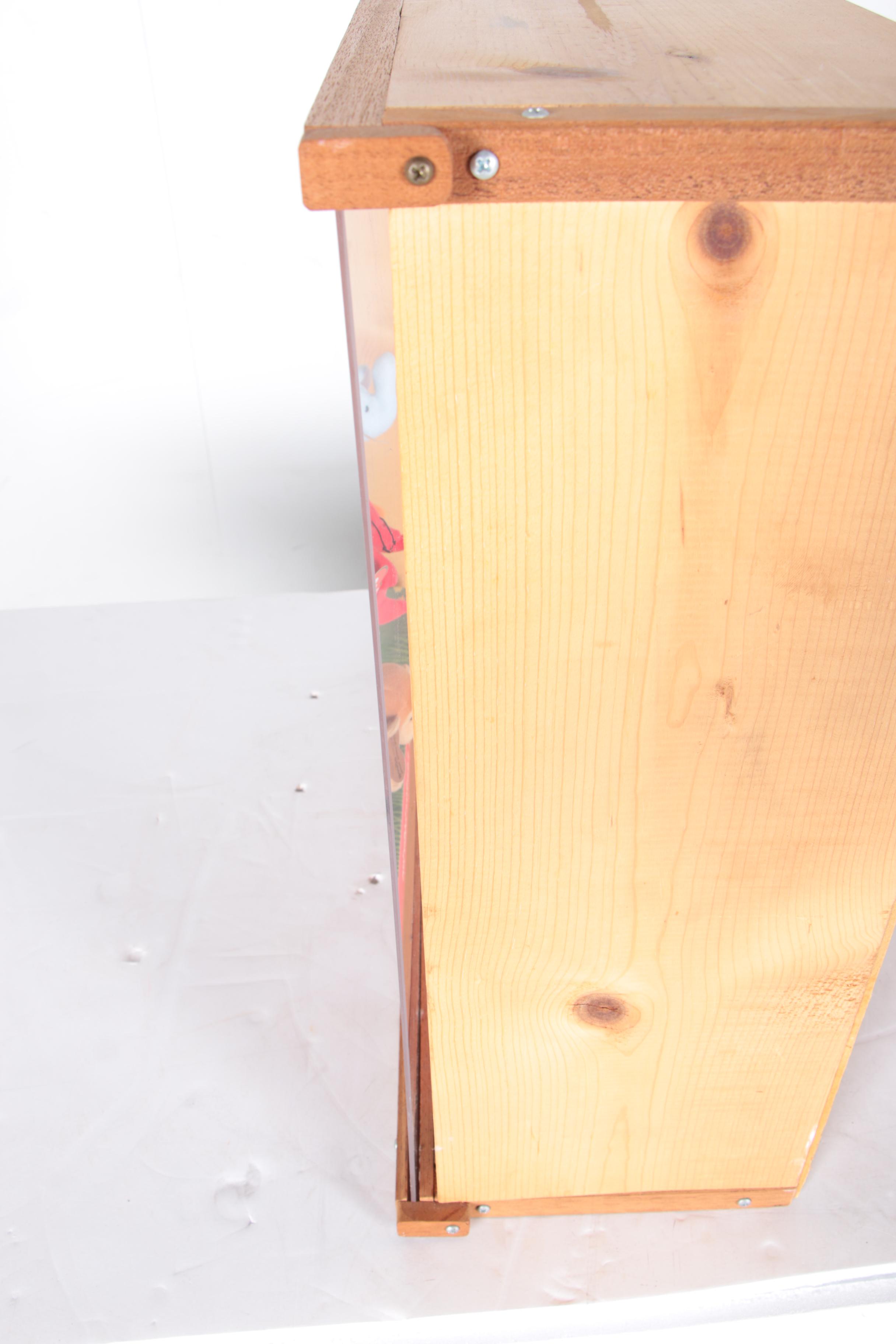 McDonald's Happy Meal Ty Teenie Beanie Babies in Wooden Case Display