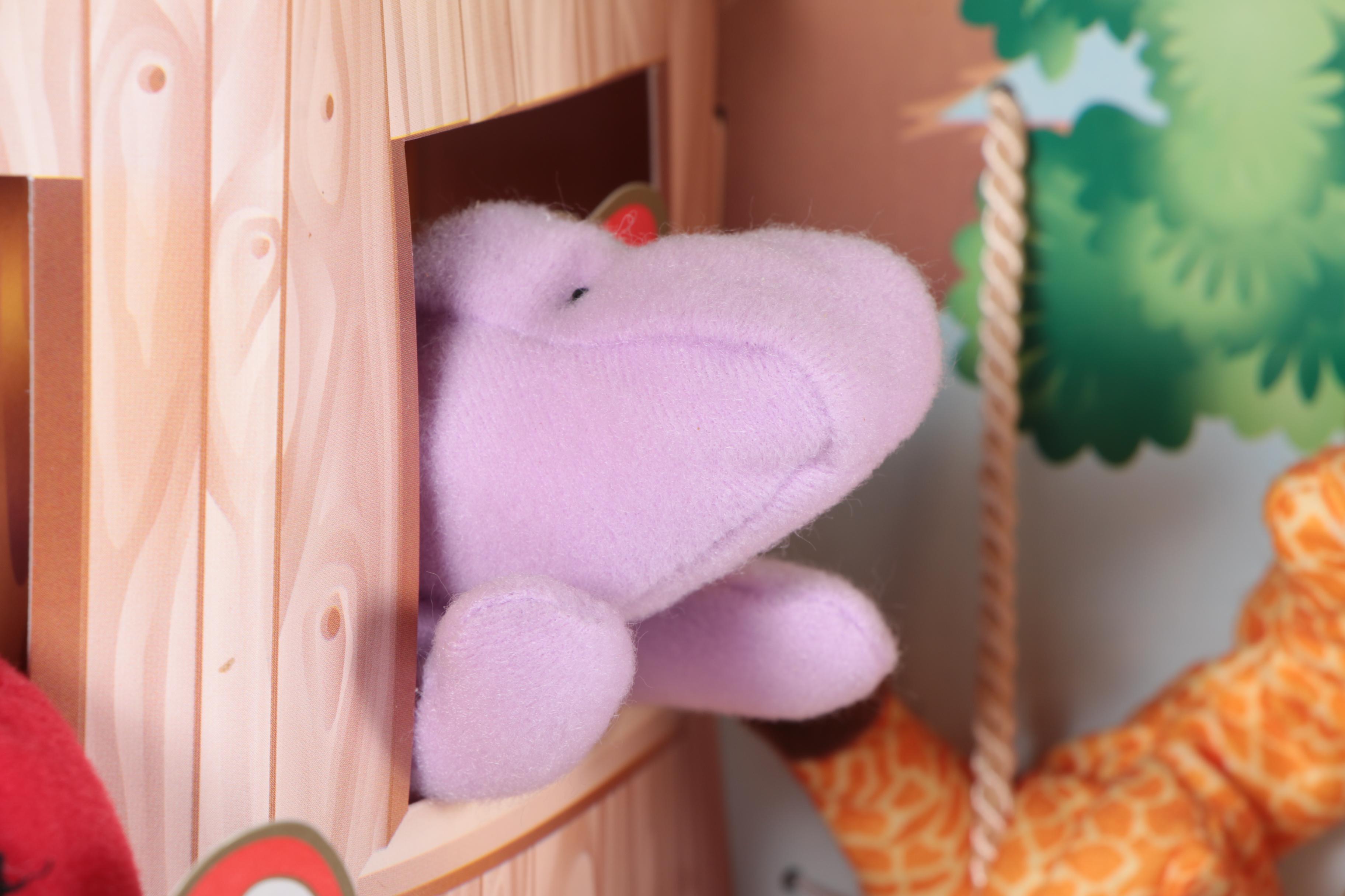 McDonald's Happy Meal Ty Teenie Beanie Babies in Wooden Case Display