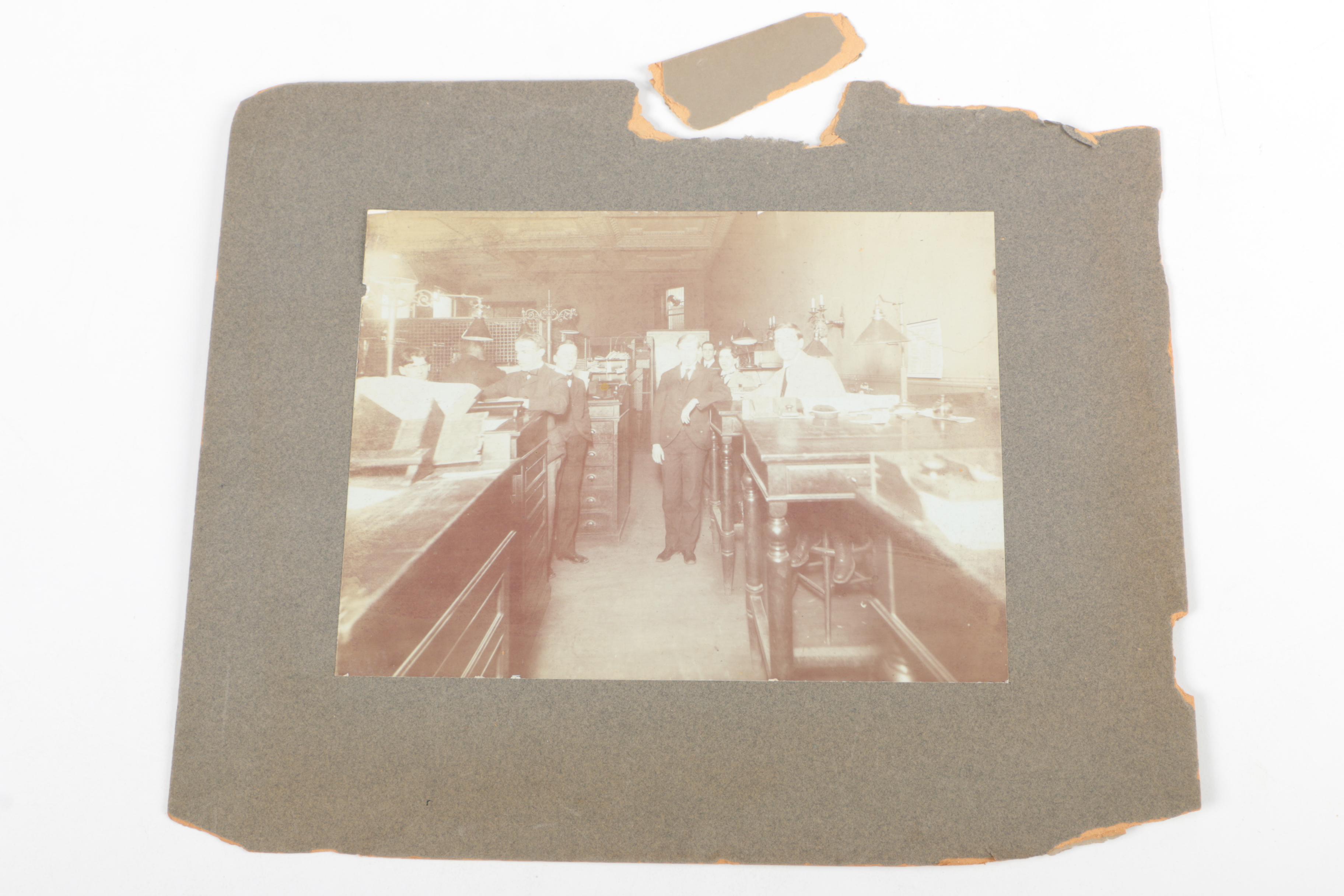 Vintage Photographs of Houses and Groups of People