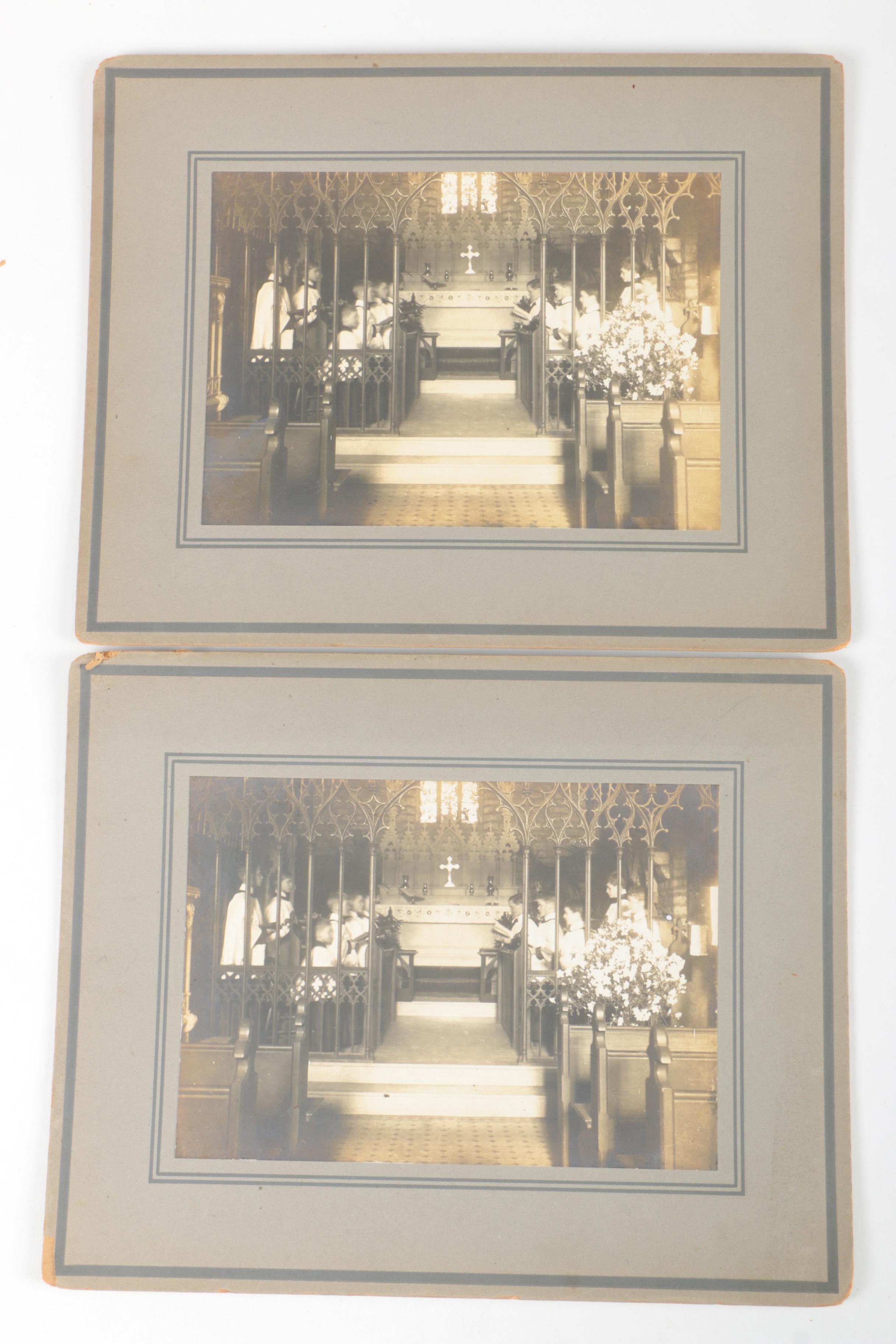 Vintage Photographs of Houses and Groups of People