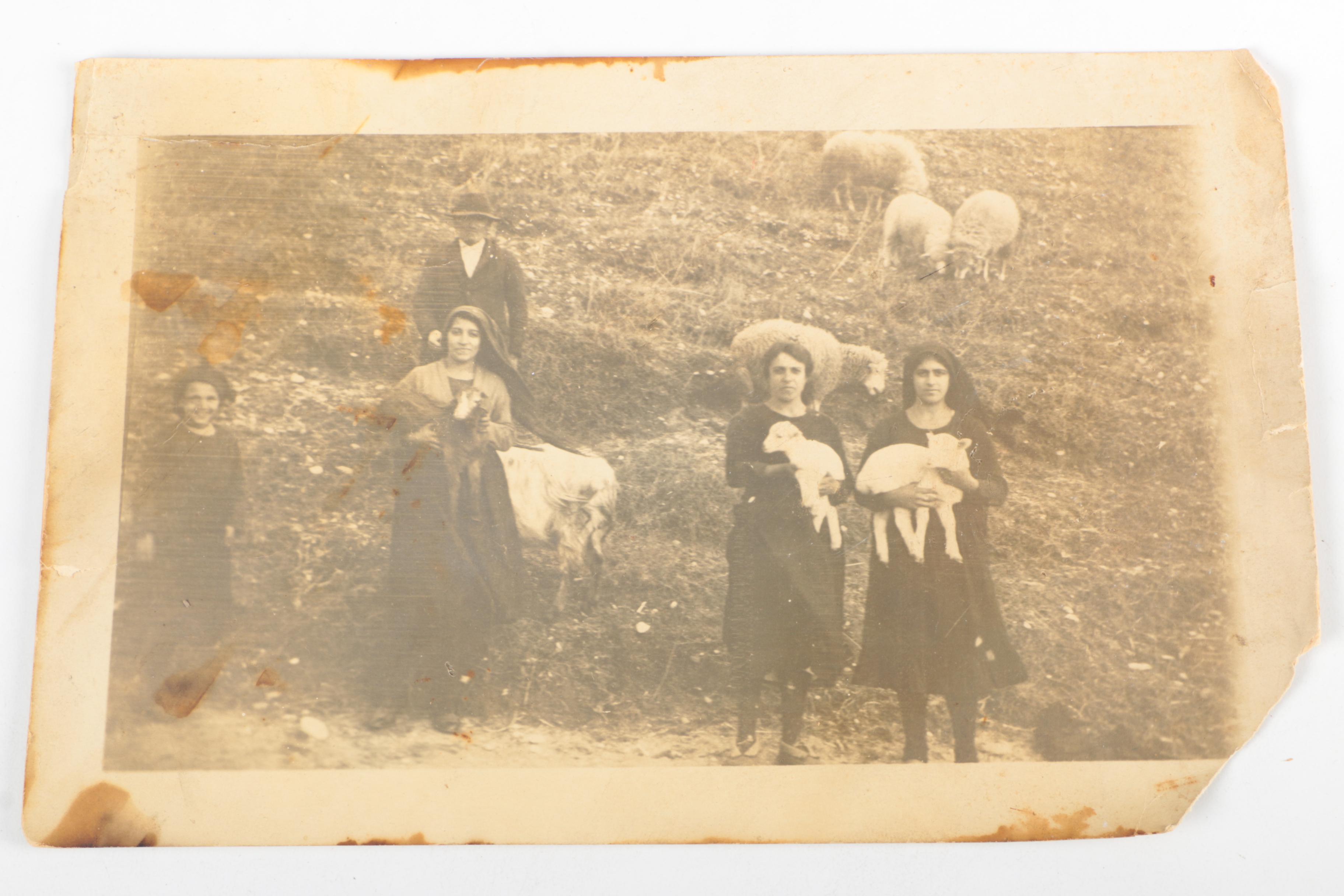 Vintage Photographs of Houses and Groups of People