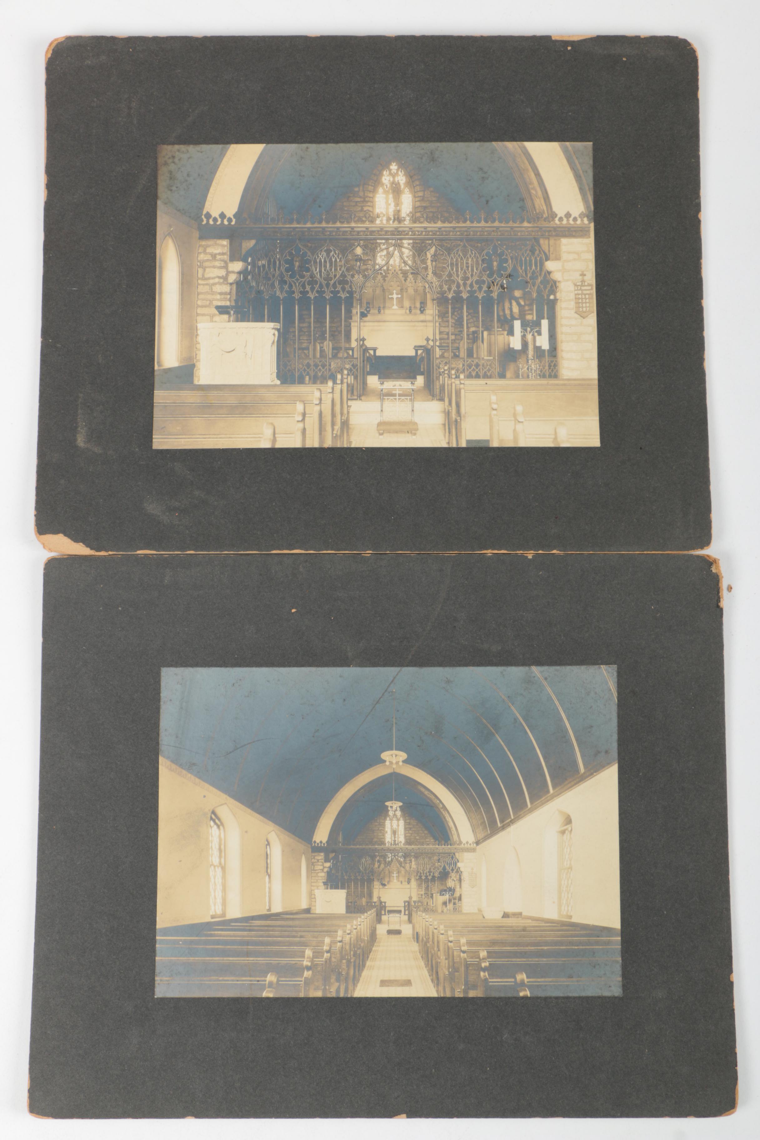 Vintage Photographs of Houses and Groups of People