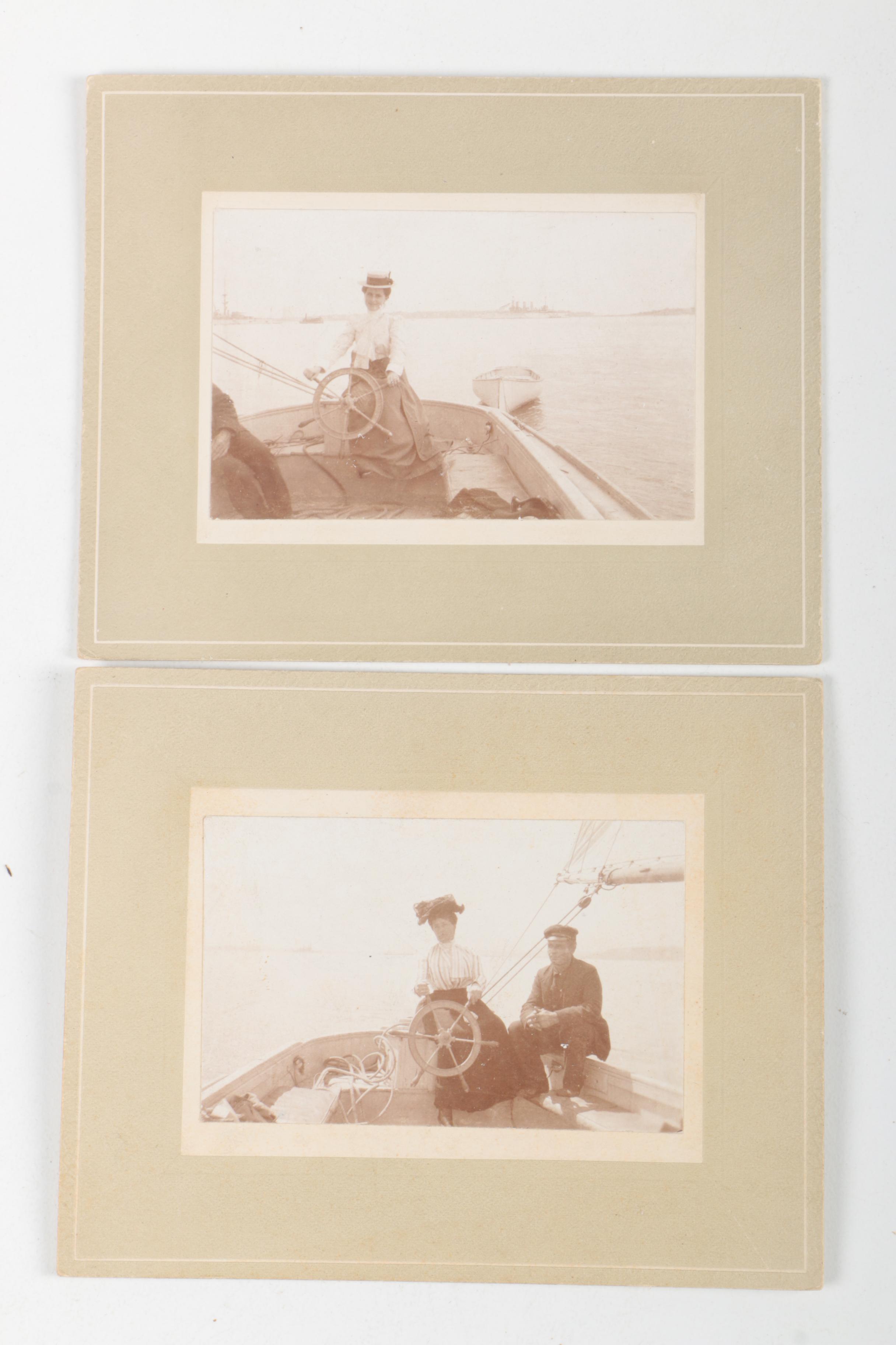 Vintage Photographs of Houses and Groups of People