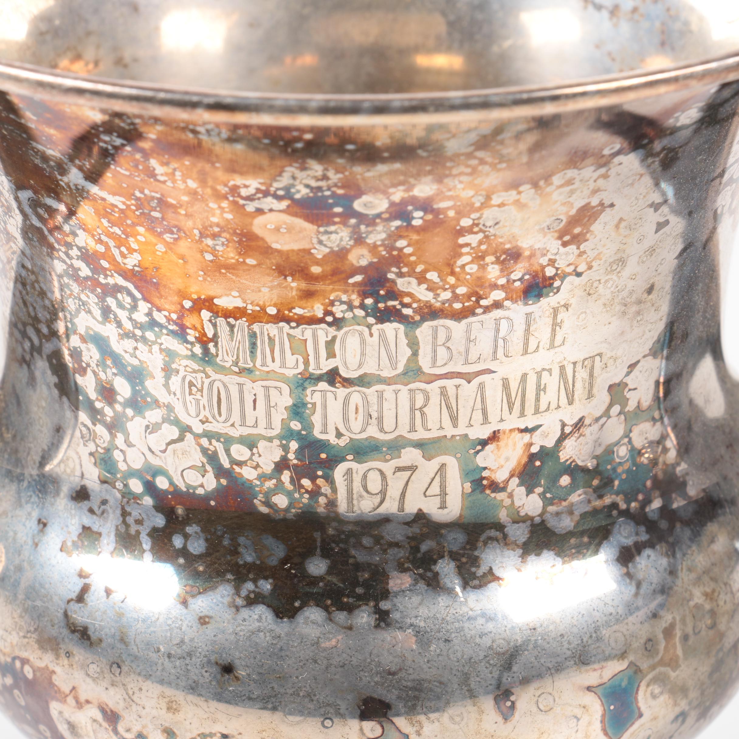 Silver Plate Trophy and Tableware Featuring Gorham