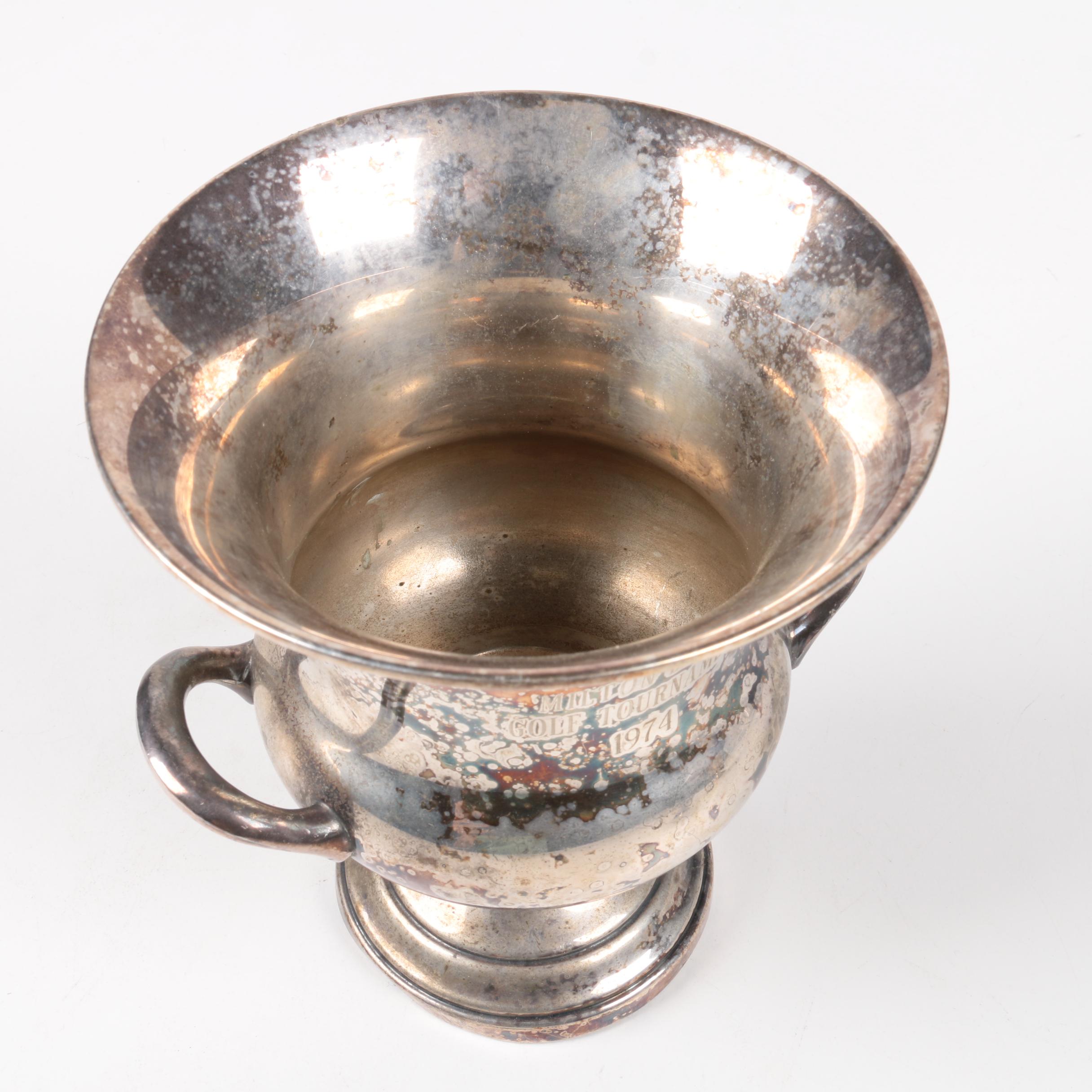 Silver Plate Trophy and Tableware Featuring Gorham